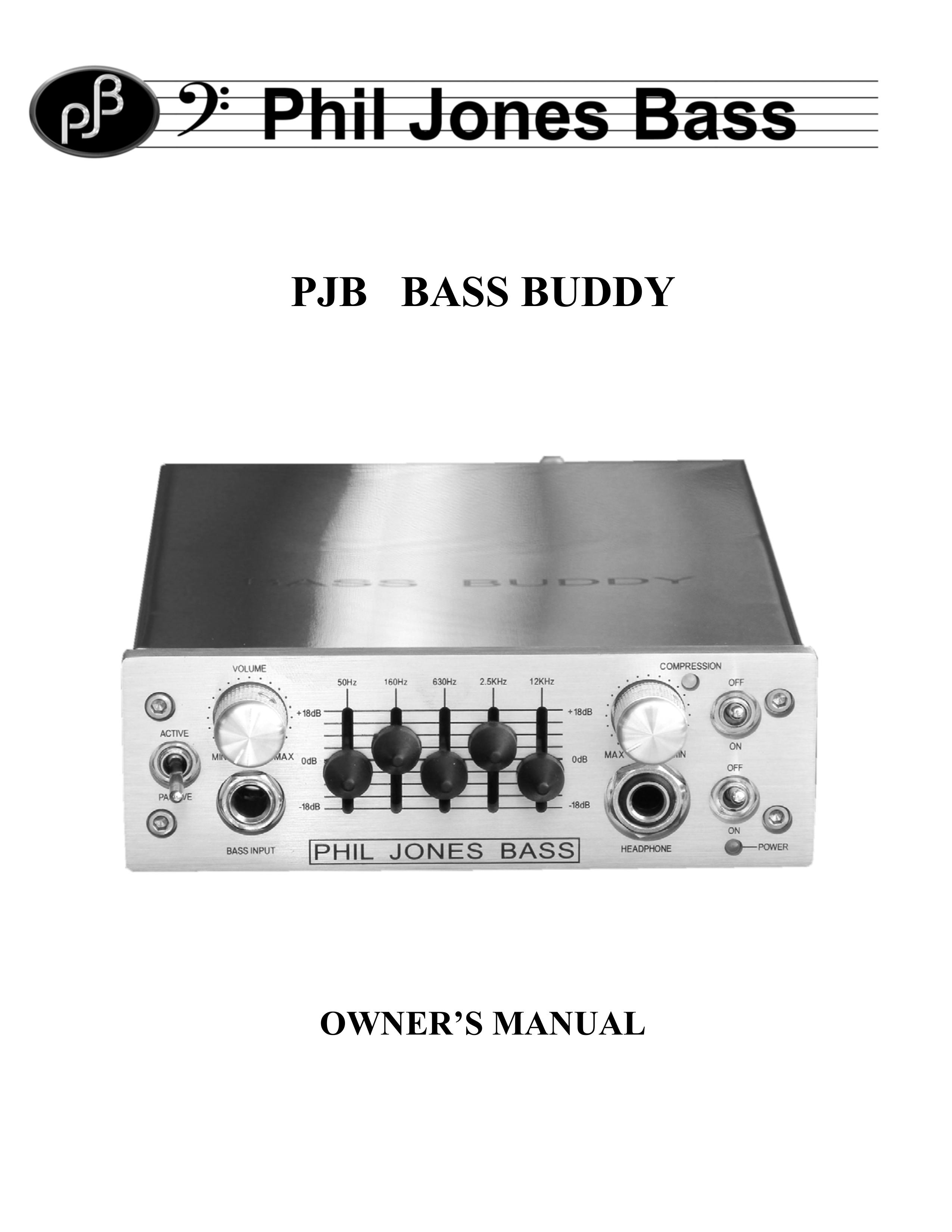 American Acoustic Development PJB BASS BUDDY Musical Instrument User Manual