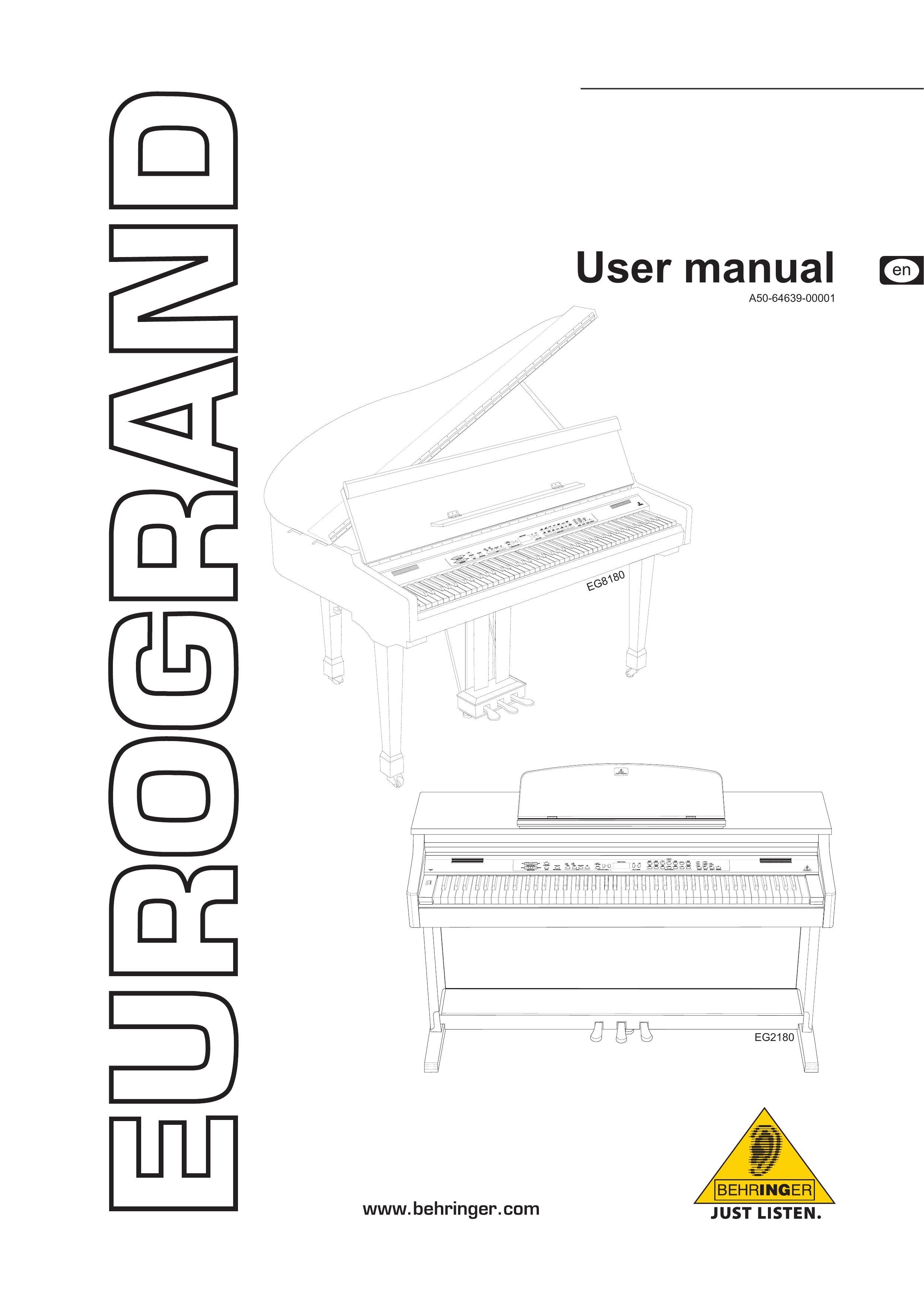 Behringer EG8180 Musical Instrument User Manual