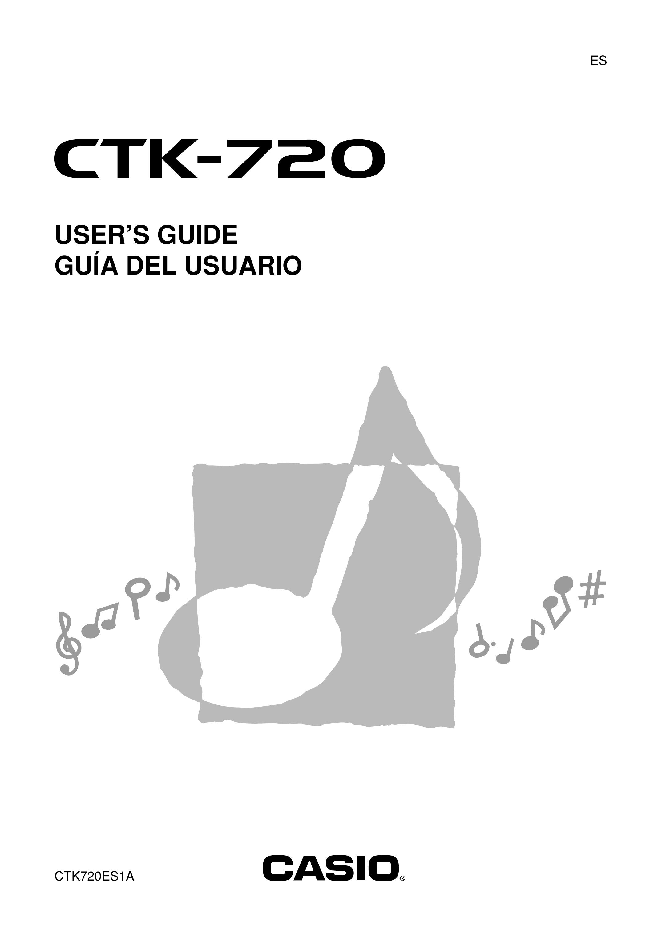 Casio CTK720 Musical Instrument User Manual