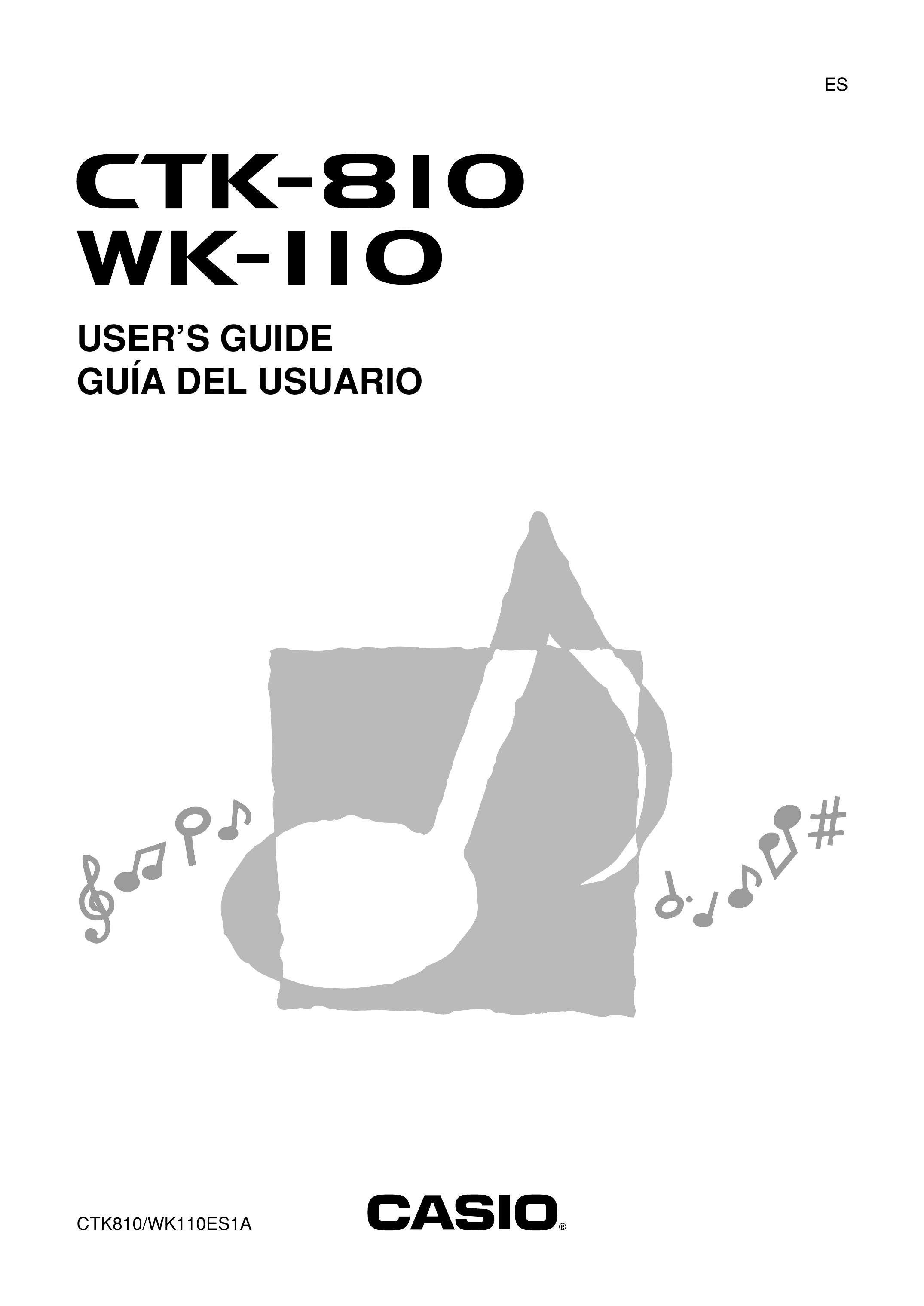 Casio CTK810 Musical Instrument User Manual