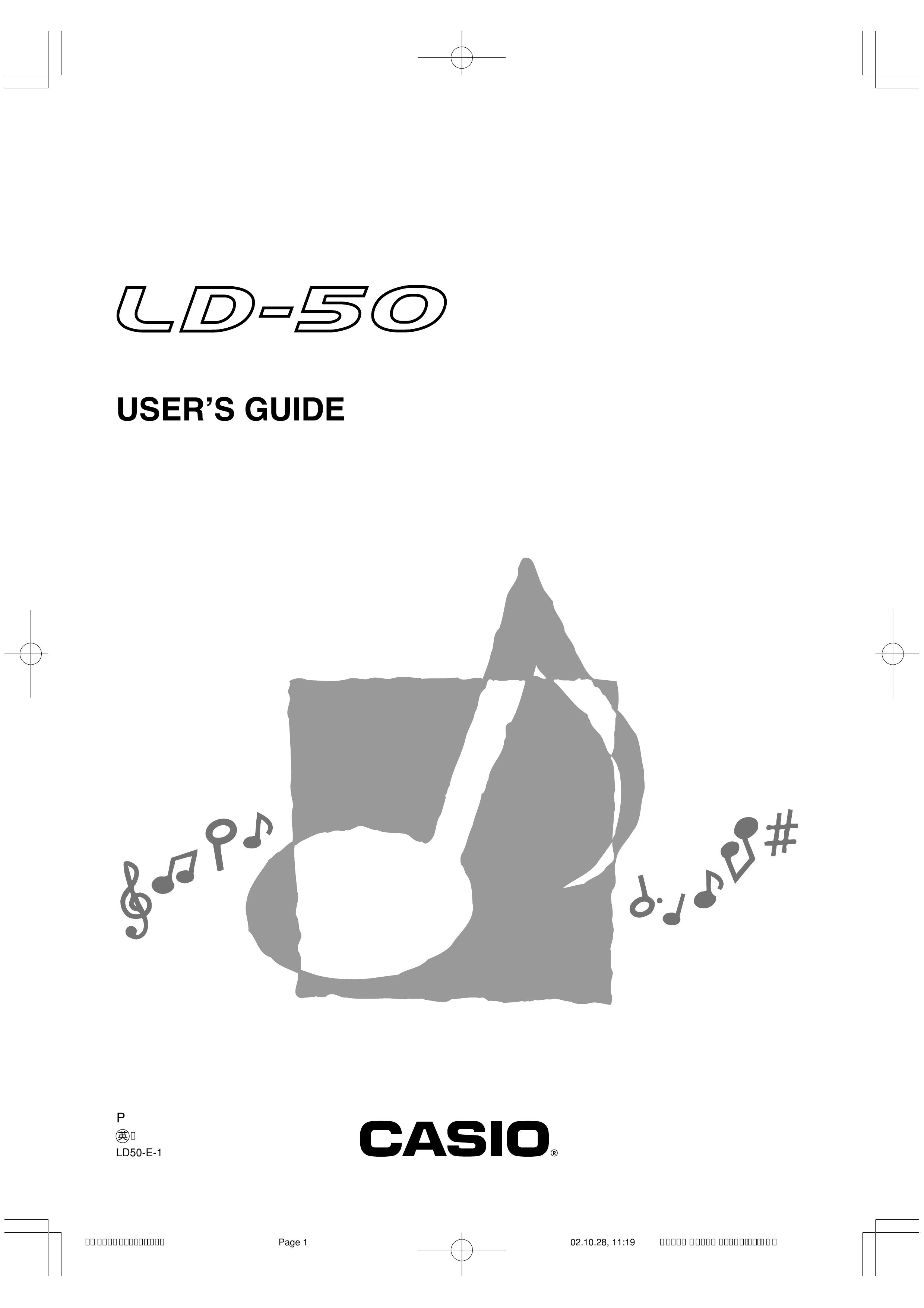 Casio LD50 Musical Instrument User Manual