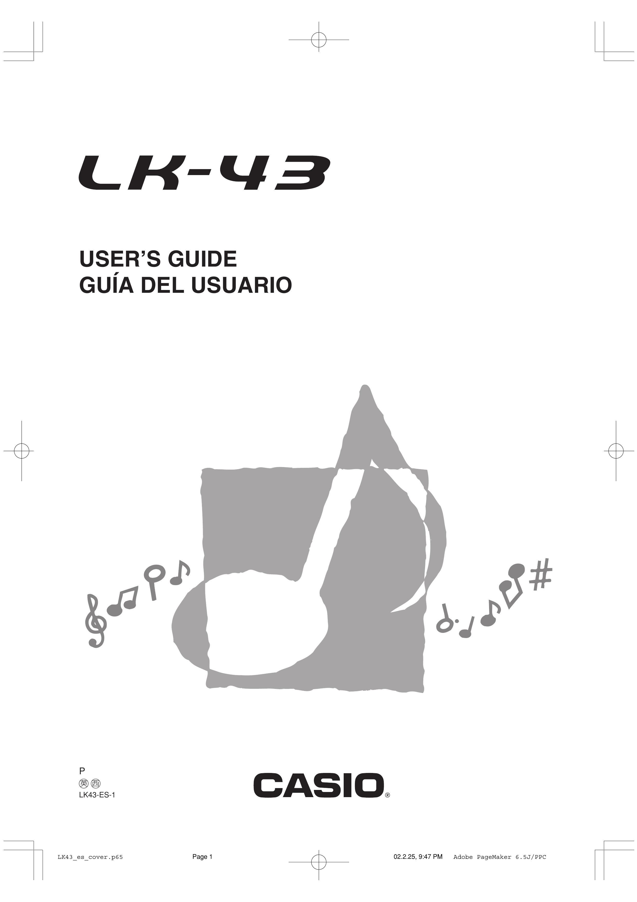 Casio LK-43 Musical Instrument User Manual