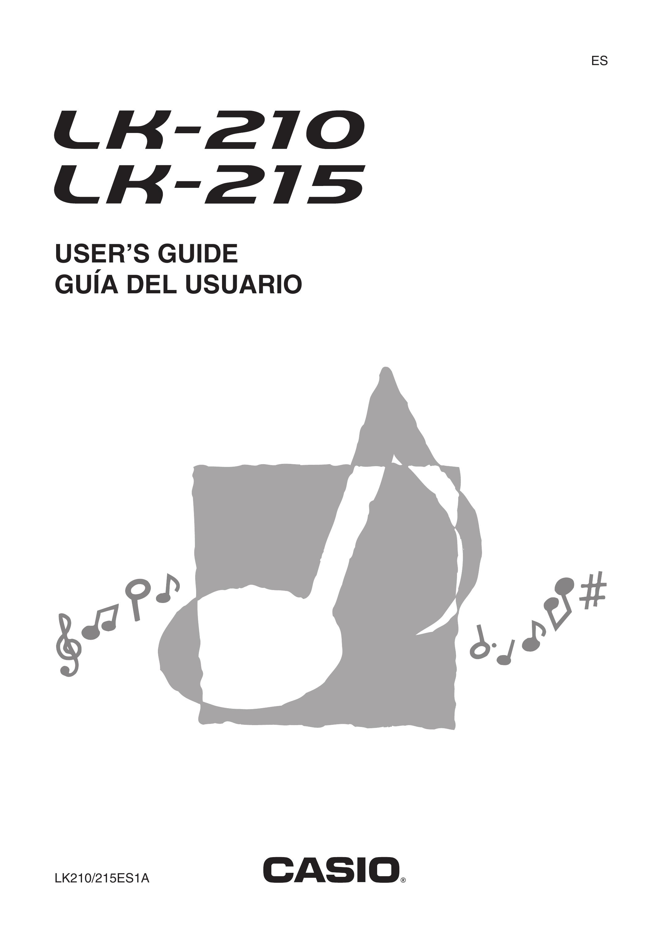 Casio LK210/215ES1A Musical Instrument User Manual