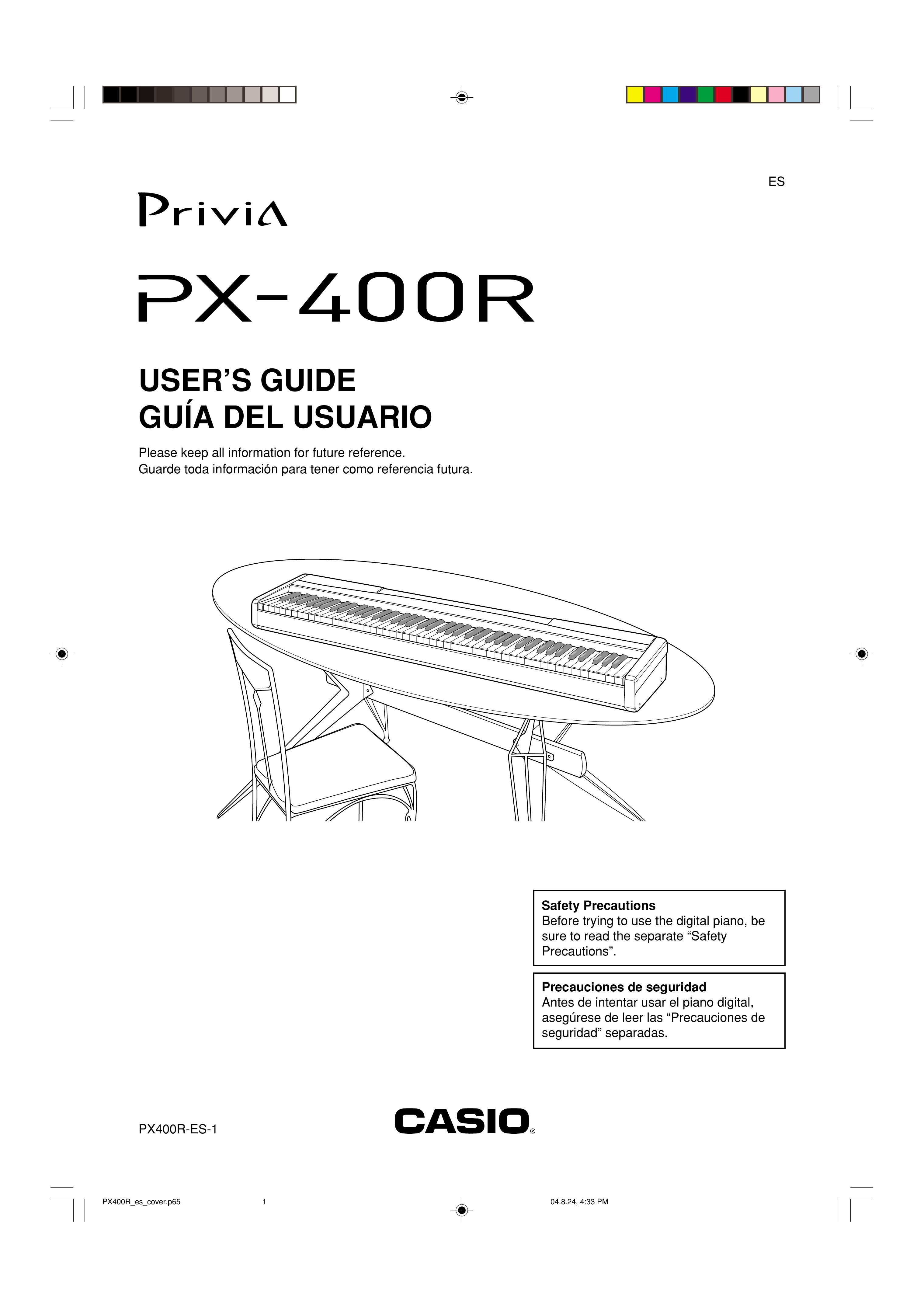 Casio PX-400R Musical Instrument User Manual