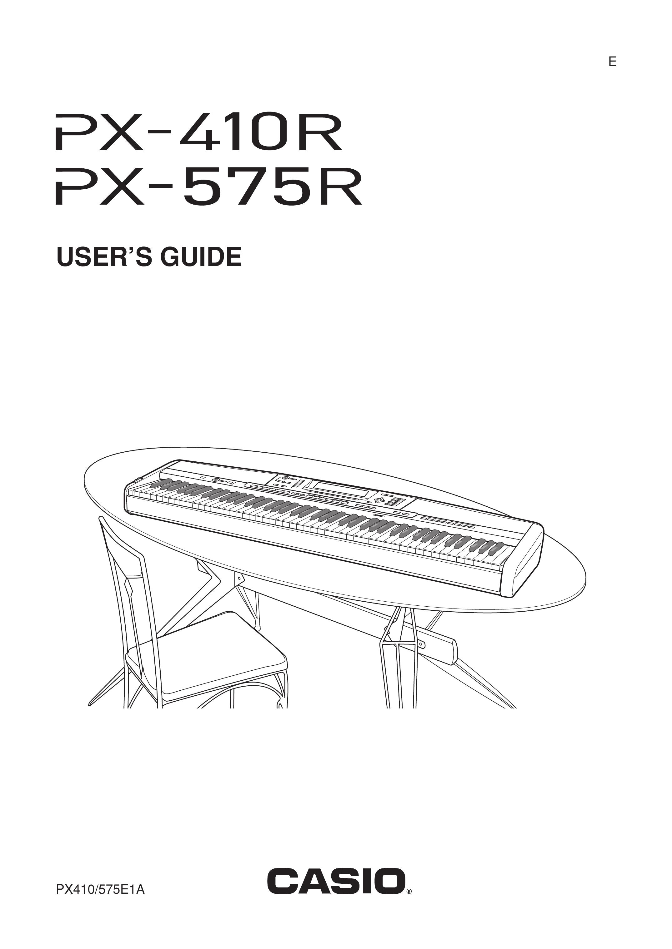 Casio PX410 Musical Instrument User Manual