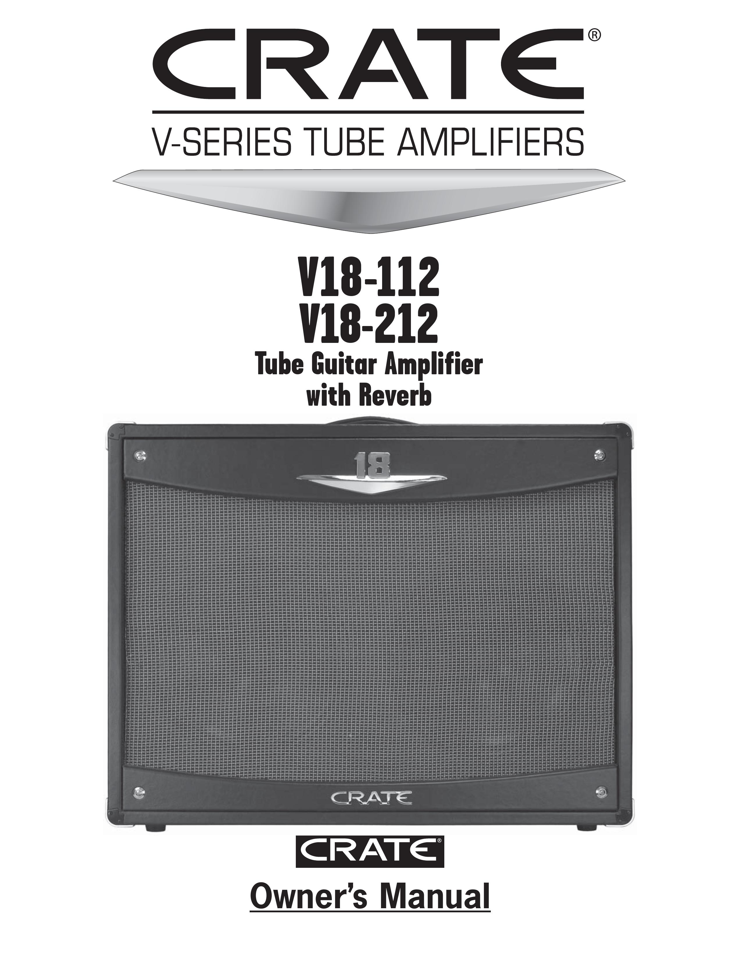 Crate Amplifiers V18-112 Musical Instrument User Manual