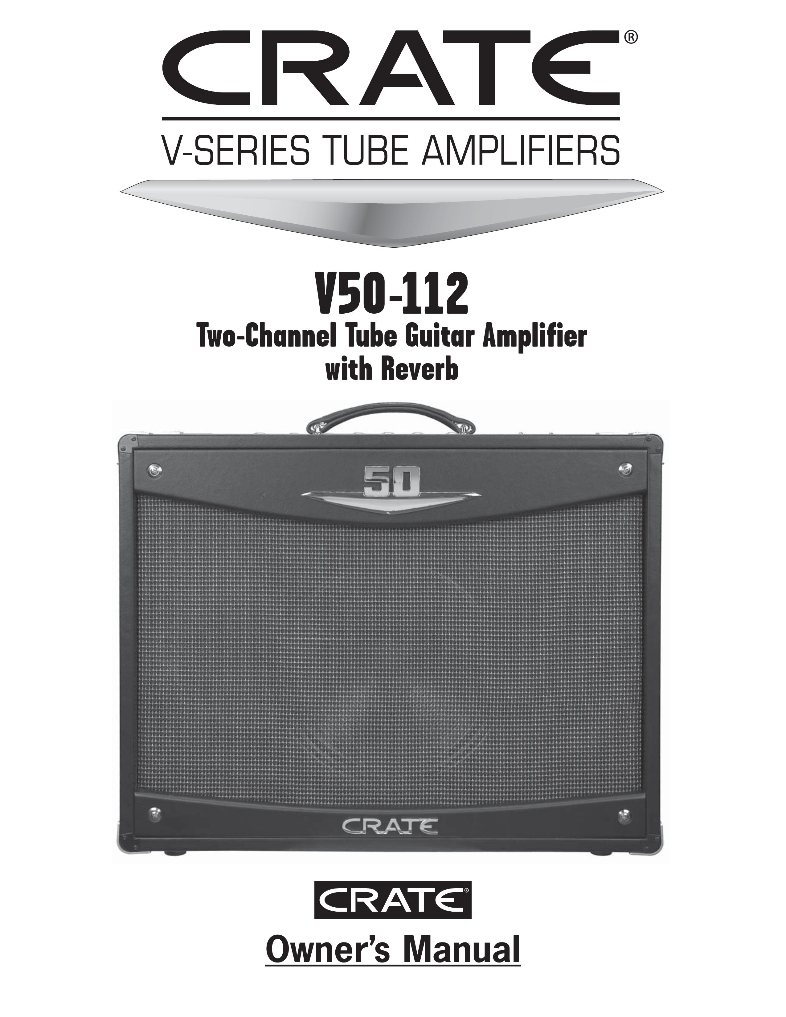 Crate Amplifiers V50-112 Musical Instrument User Manual
