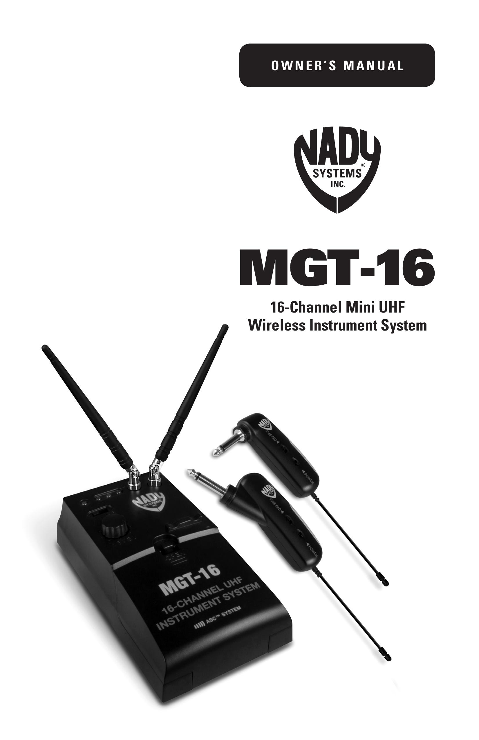 Nady Systems MGT16 Musical Instrument User Manual