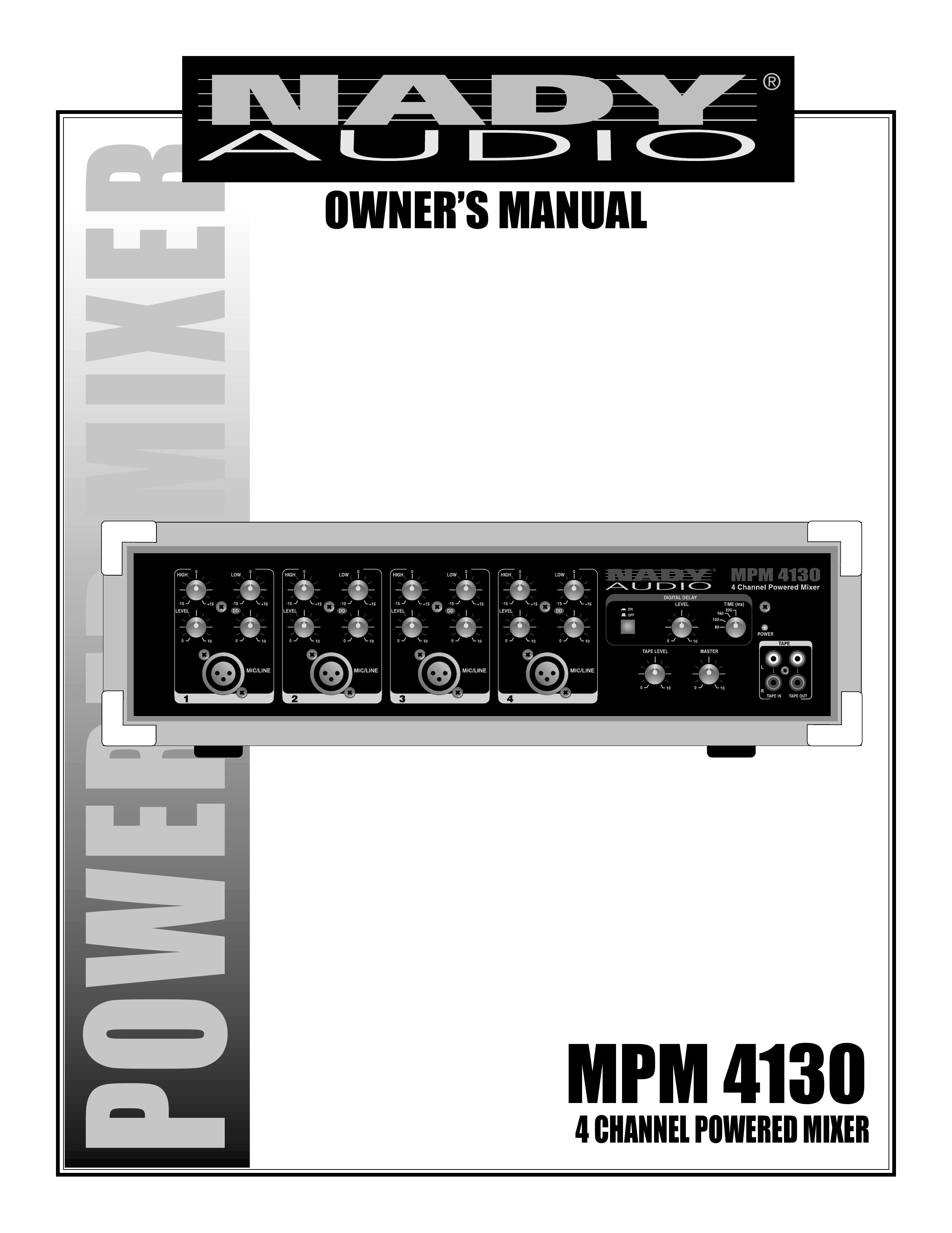 Nady Systems MPM 4130 Musical Instrument User Manual