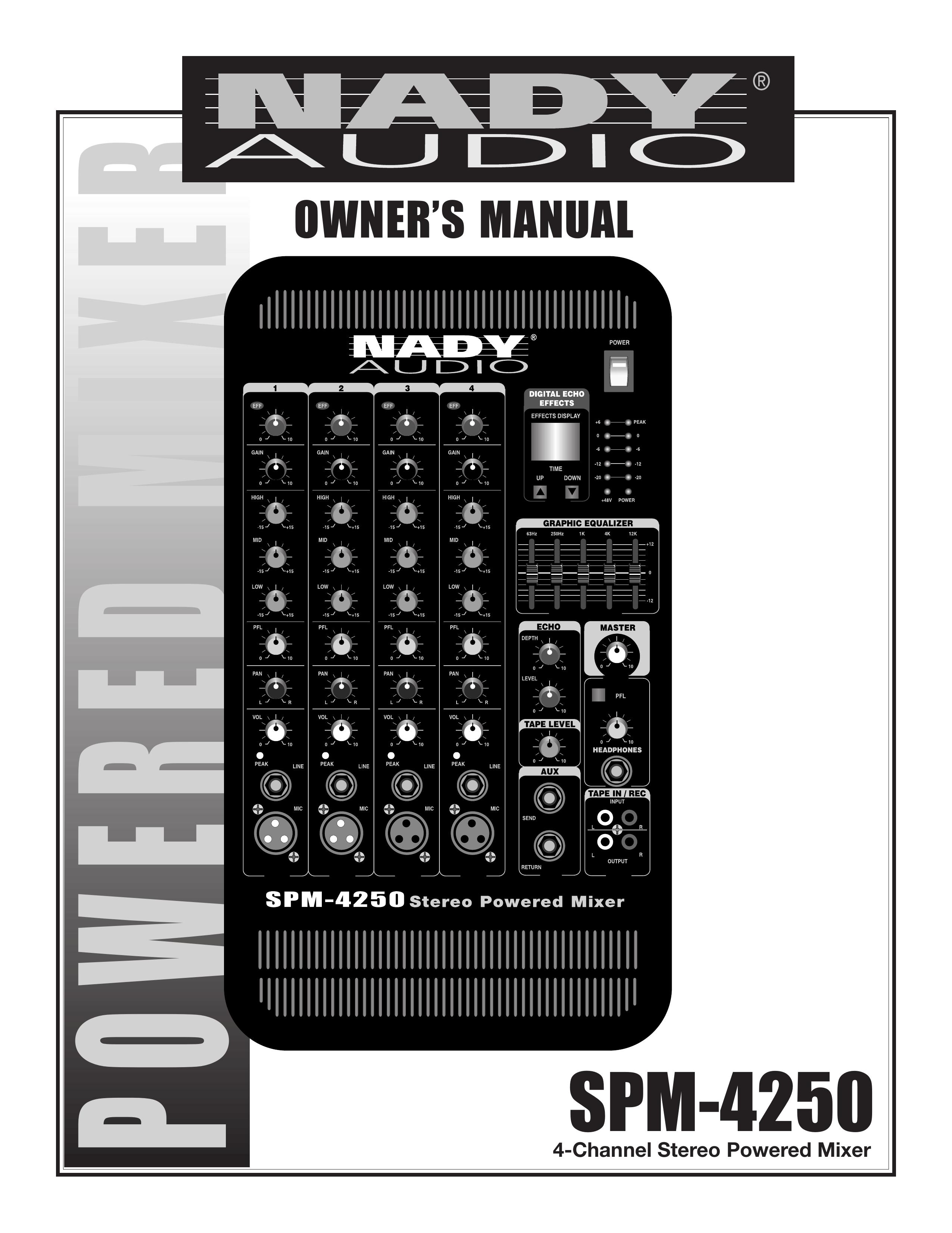 Nady Systems SPM-4250 Musical Instrument User Manual