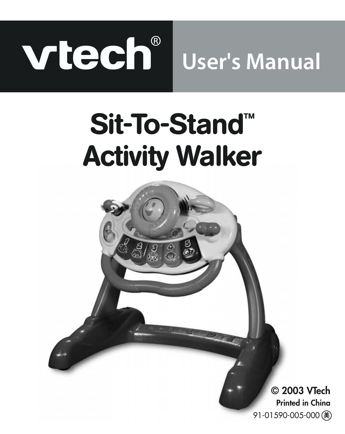 VTech sit-to-stand Musical Instrument User Manual