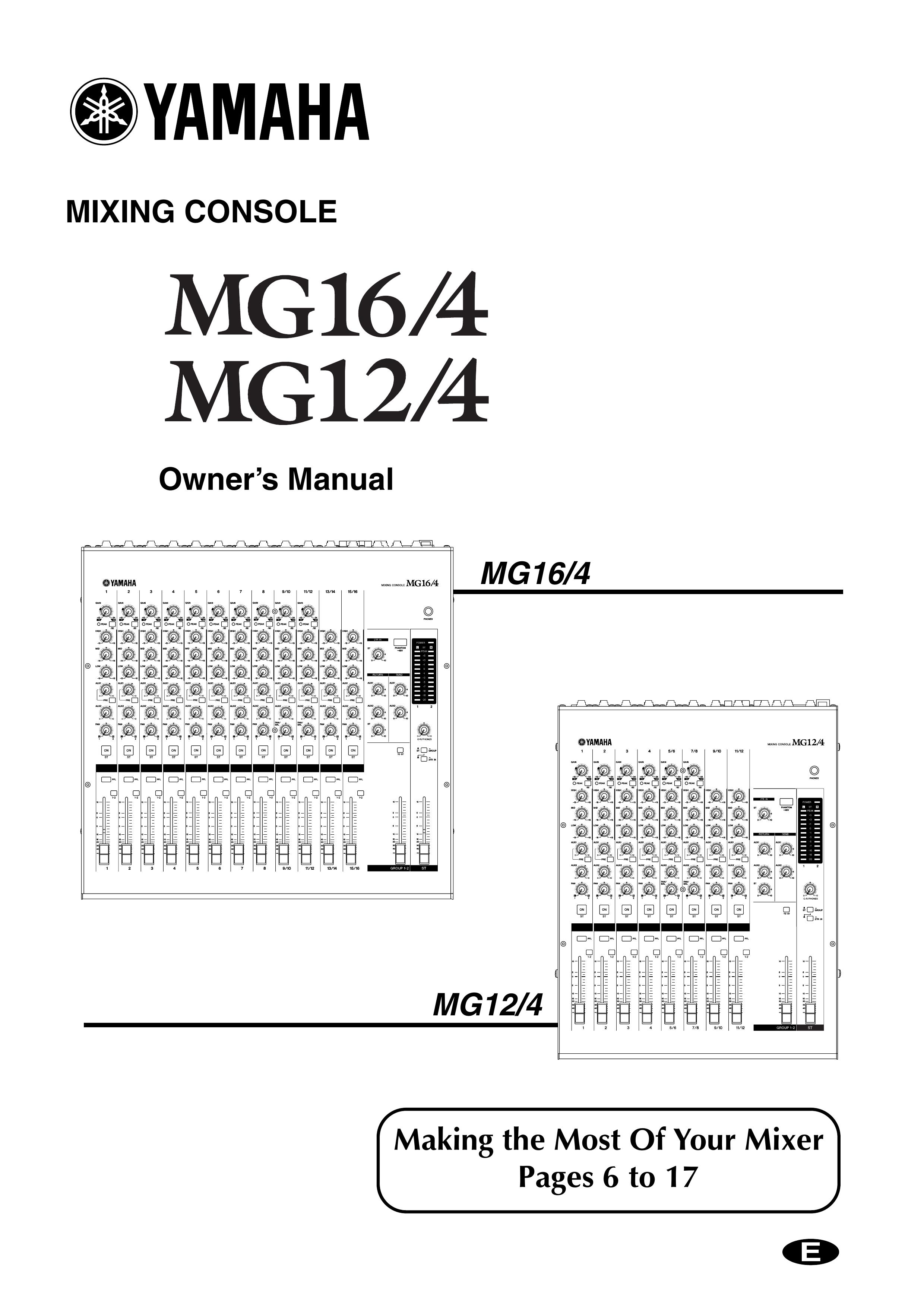 Yamaha 12/4 Musical Instrument User Manual