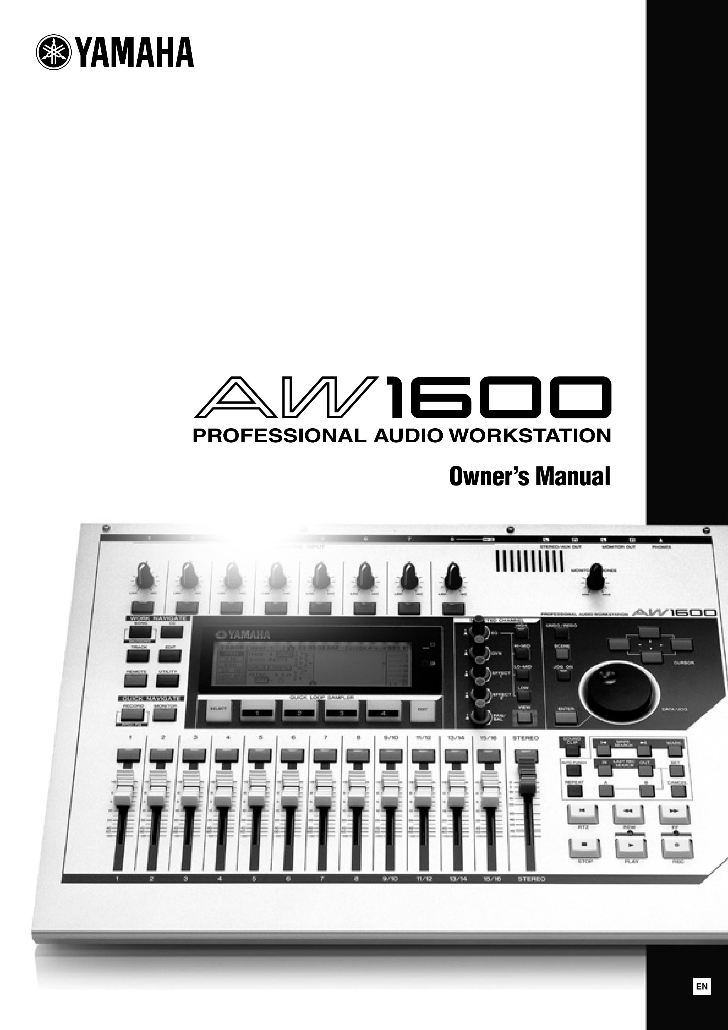 Yamaha AW1600 Musical Instrument User Manual