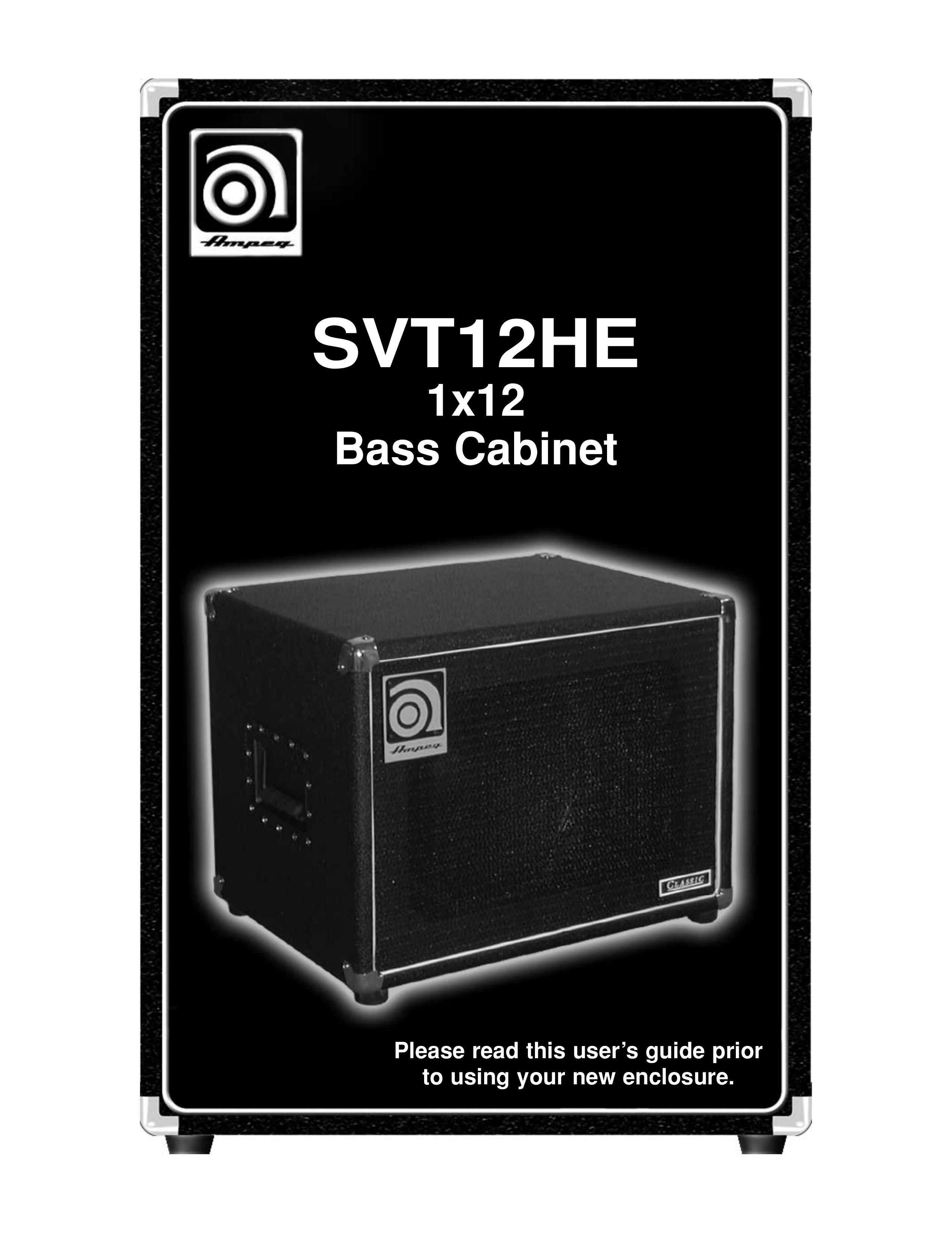 Ampeg SVT12HE Musical Instrument Amplifier User Manual