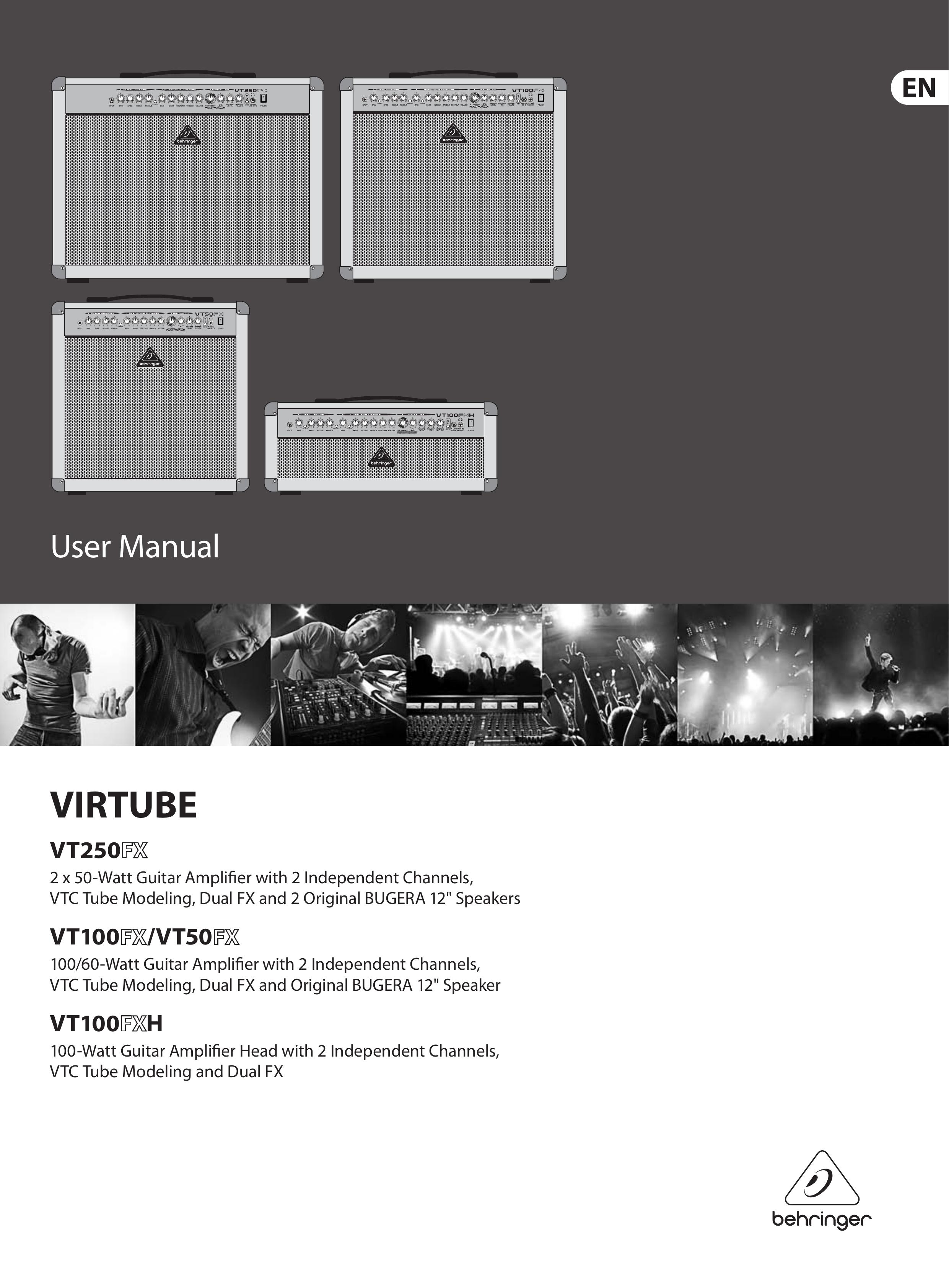 Behringer FX/VT100 Musical Instrument Amplifier User Manual