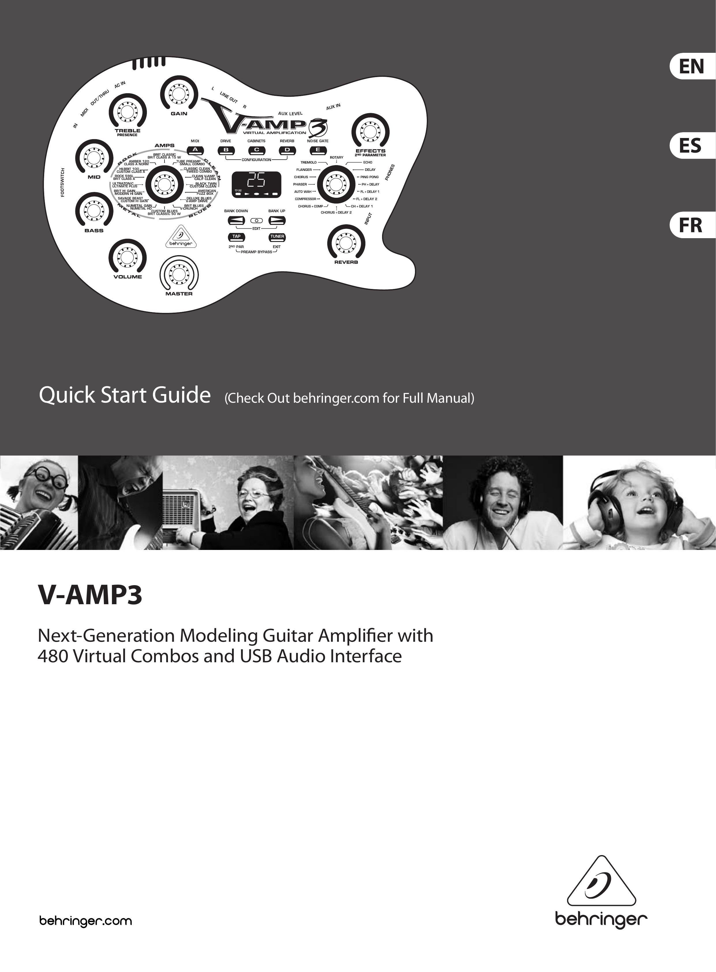 Behringer V-AMP3 Musical Instrument Amplifier User Manual