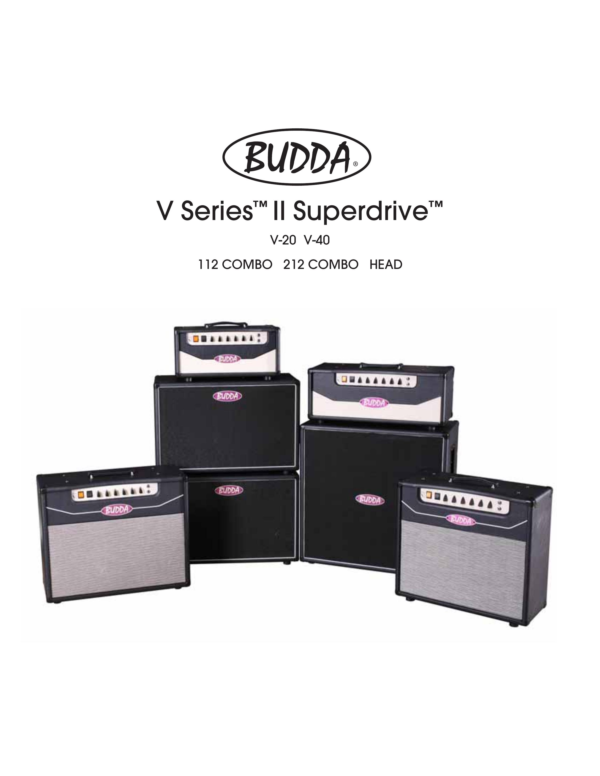 Budda V-40 Musical Instrument Amplifier User Manual