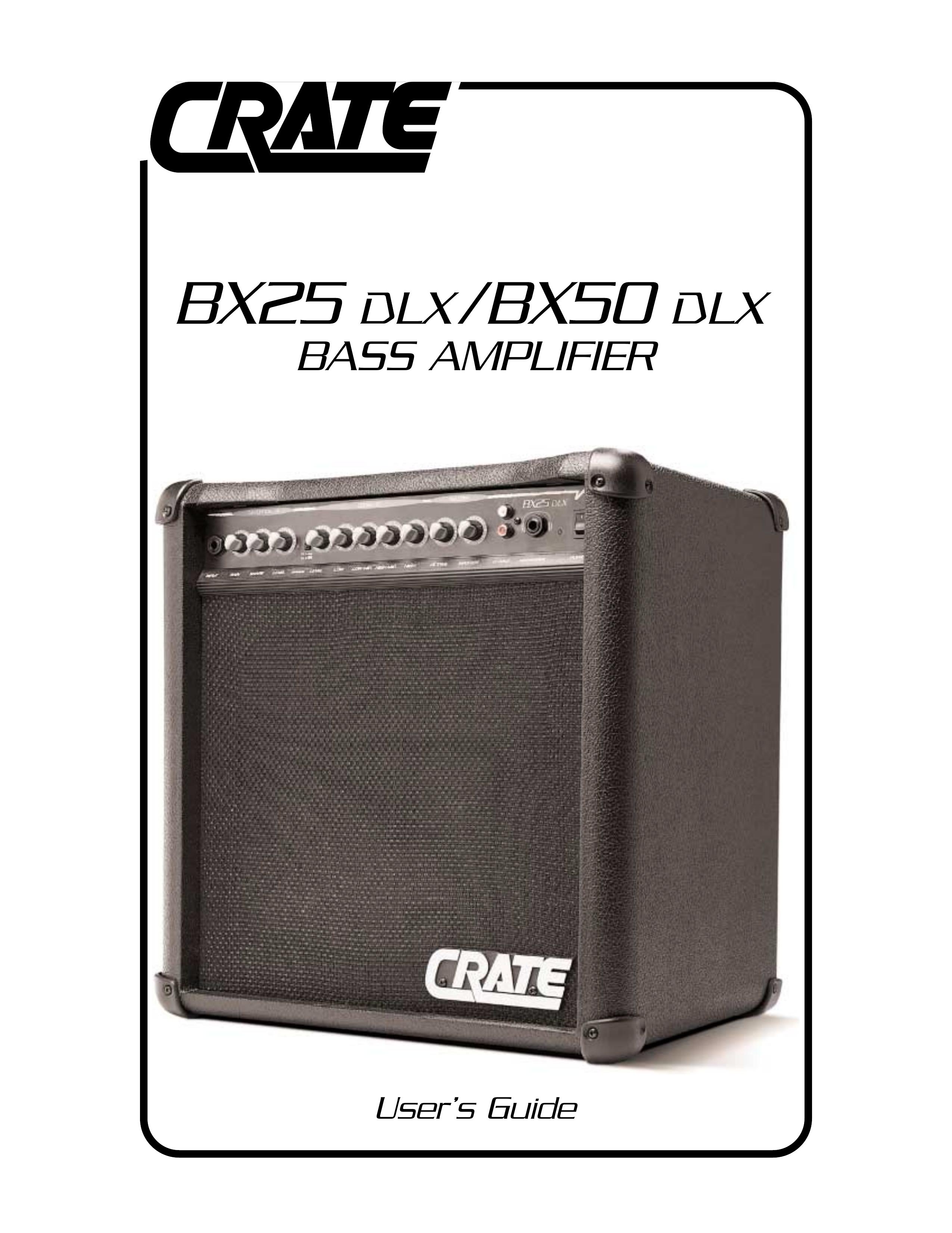 Crate Amplifiers BX50 DLX Musical Instrument Amplifier User Manual