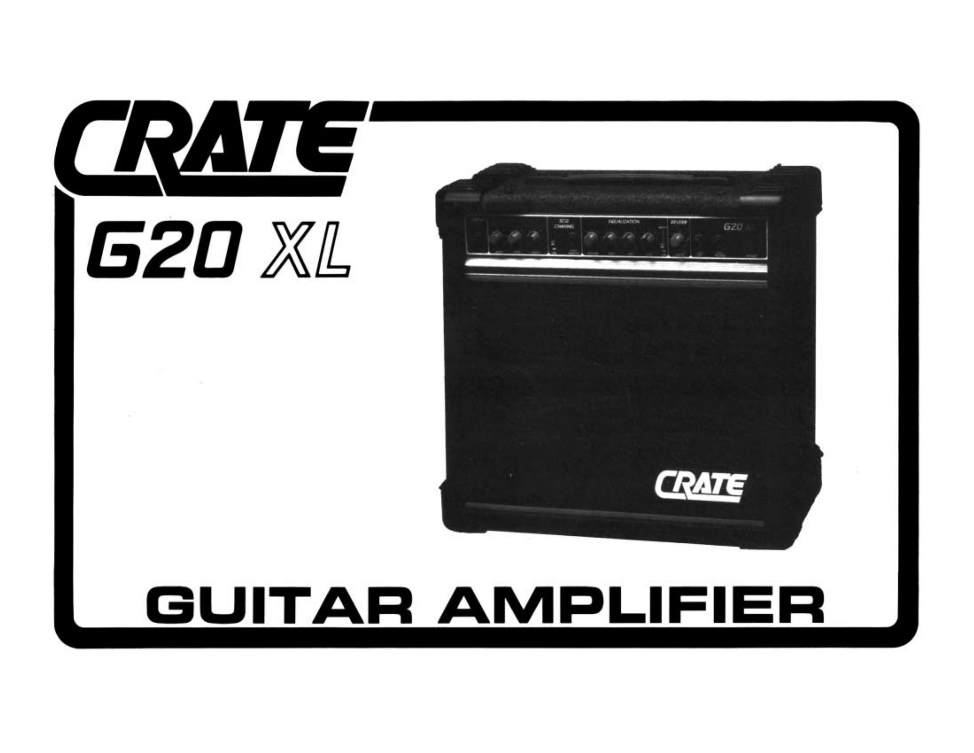 Crate Amplifiers G20 XL Musical Instrument Amplifier User Manual
