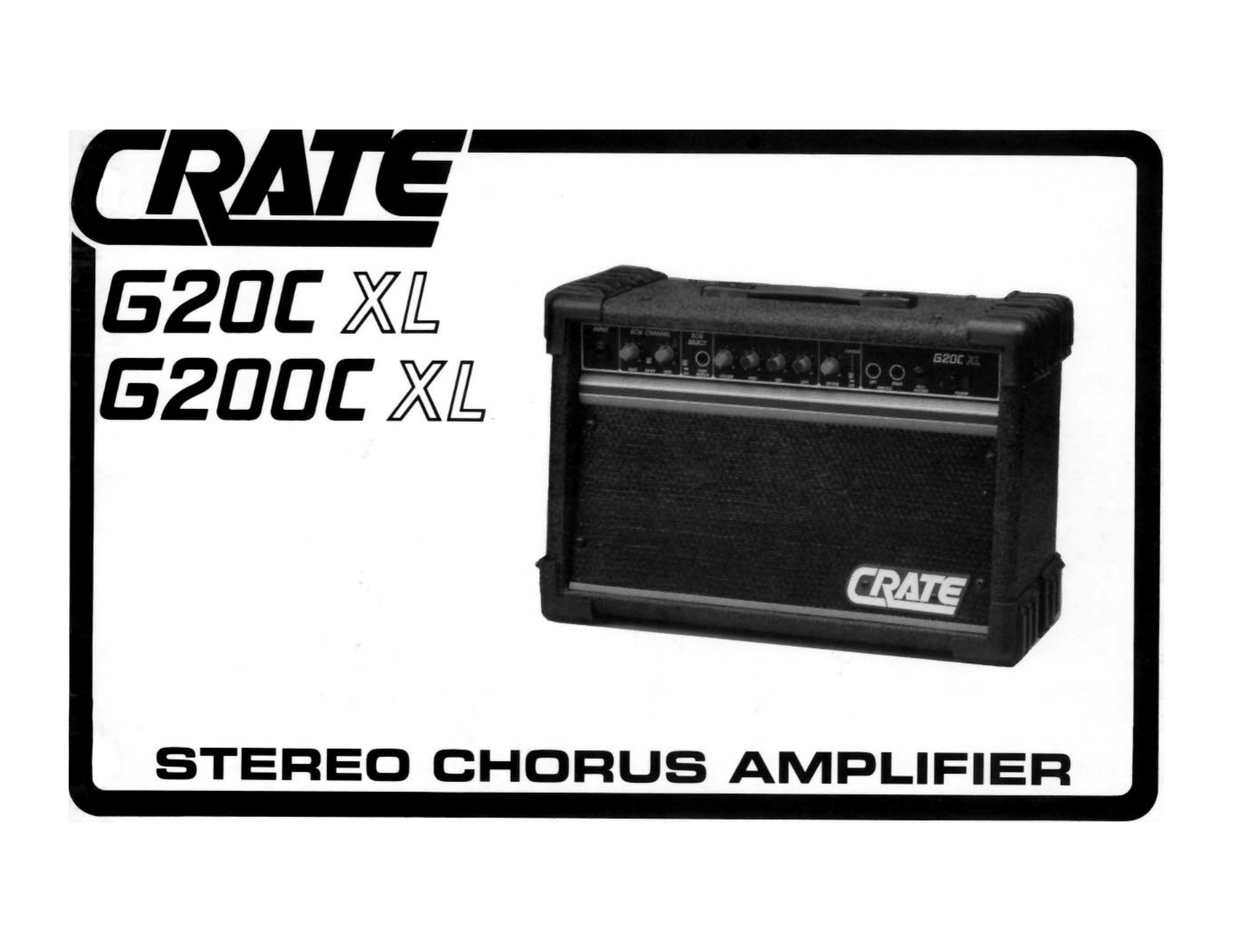 Crate Amplifiers G200CXL Musical Instrument Amplifier User Manual
