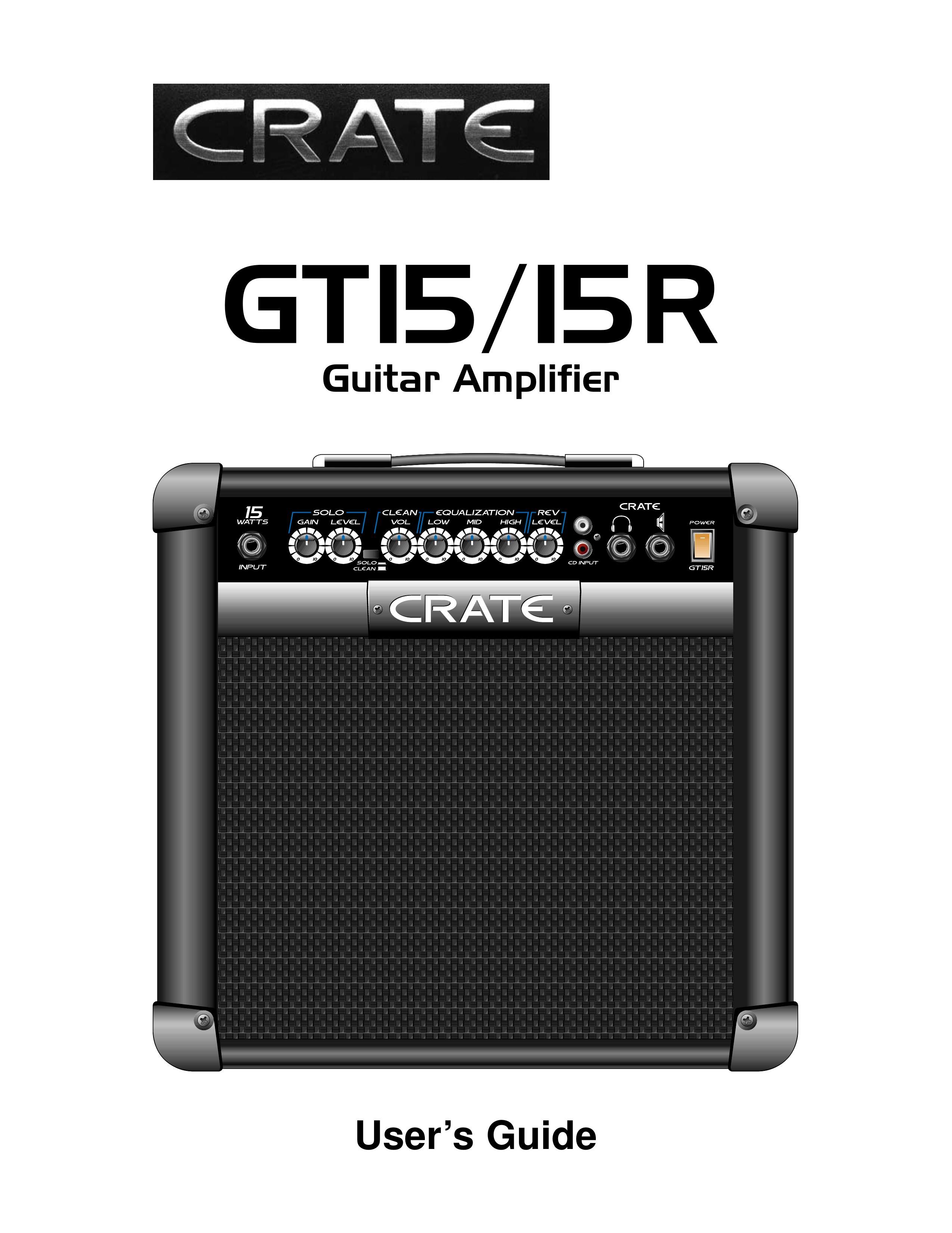 Create GT15R Musical Instrument Amplifier User Manual