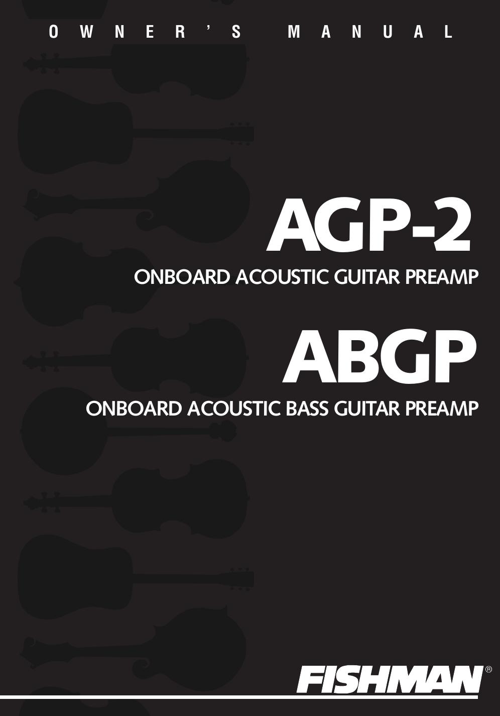 Fishman ABGP Musical Instrument Amplifier User Manual