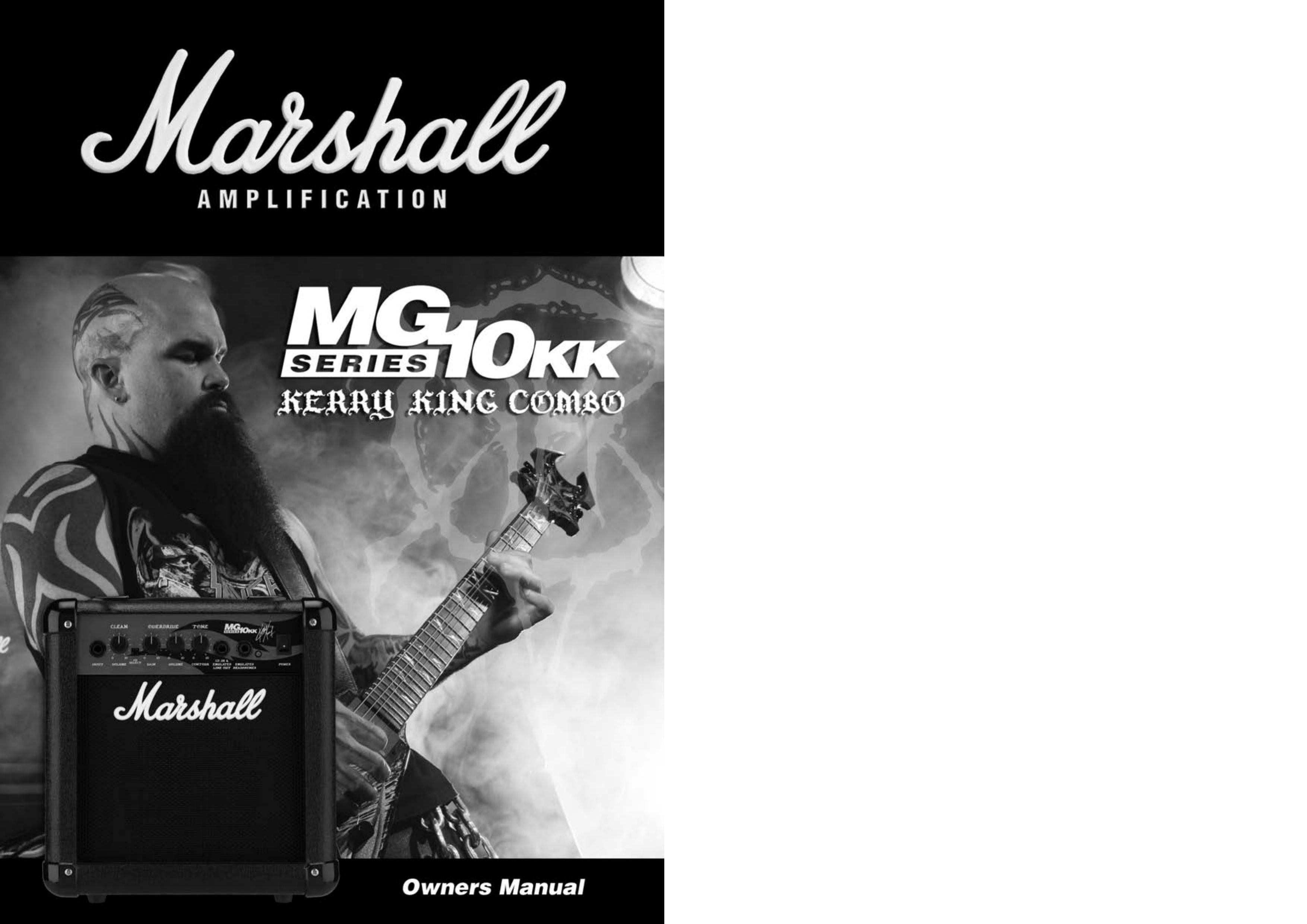 Marshall Amplification MG10KK Musical Instrument Amplifier User Manual