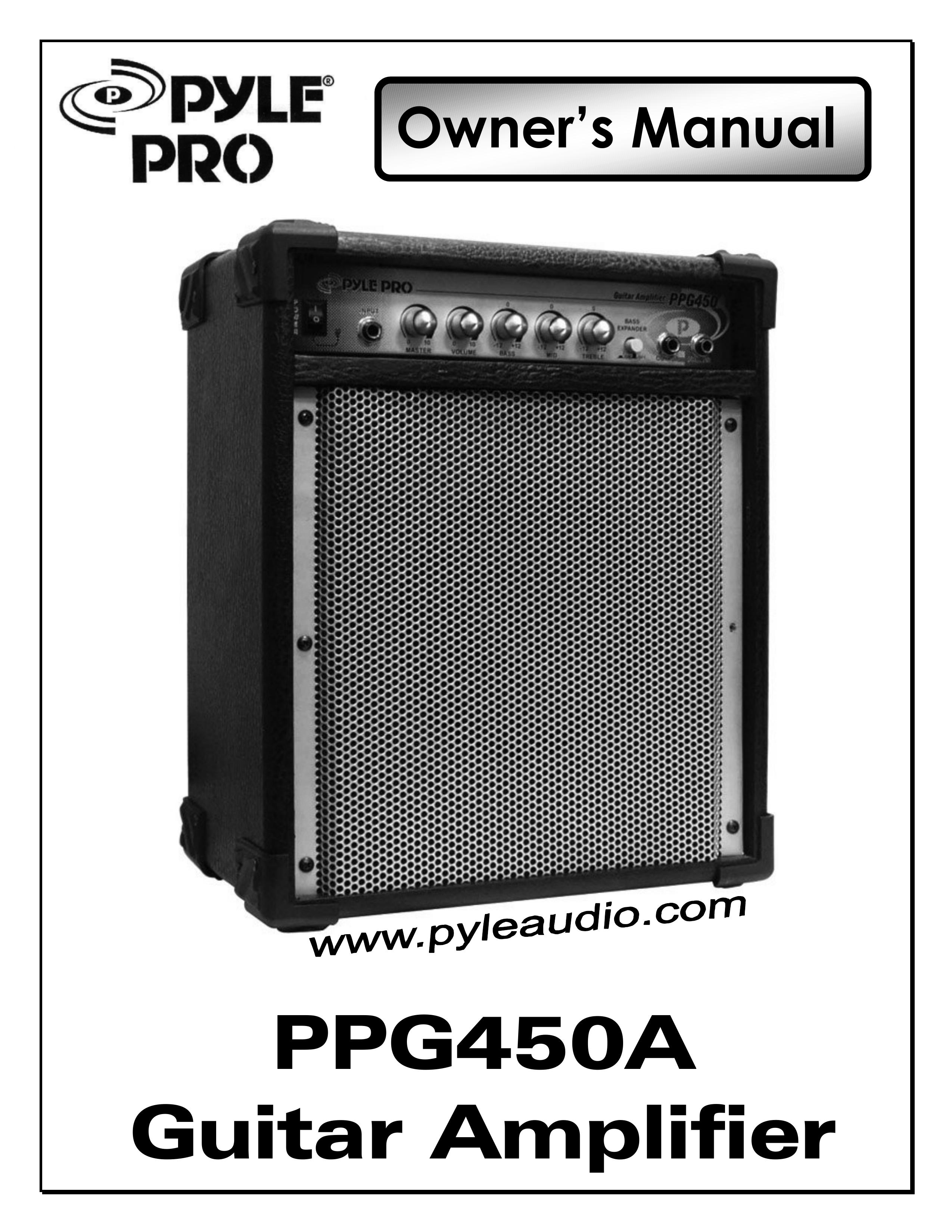 PYLE Audio PPG450A Musical Instrument Amplifier User Manual