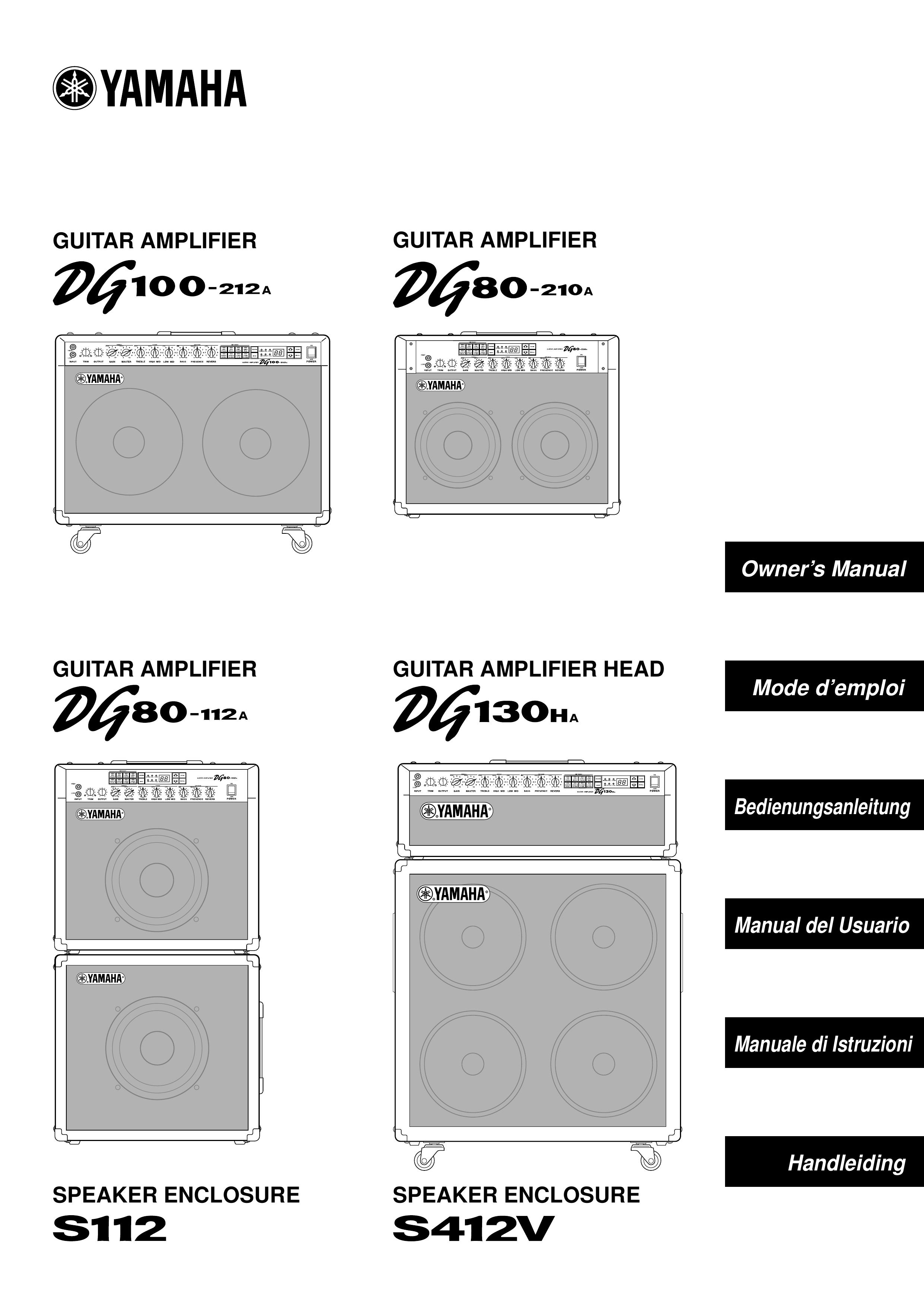 Yamaha DG80-210A Musical Instrument Amplifier User Manual