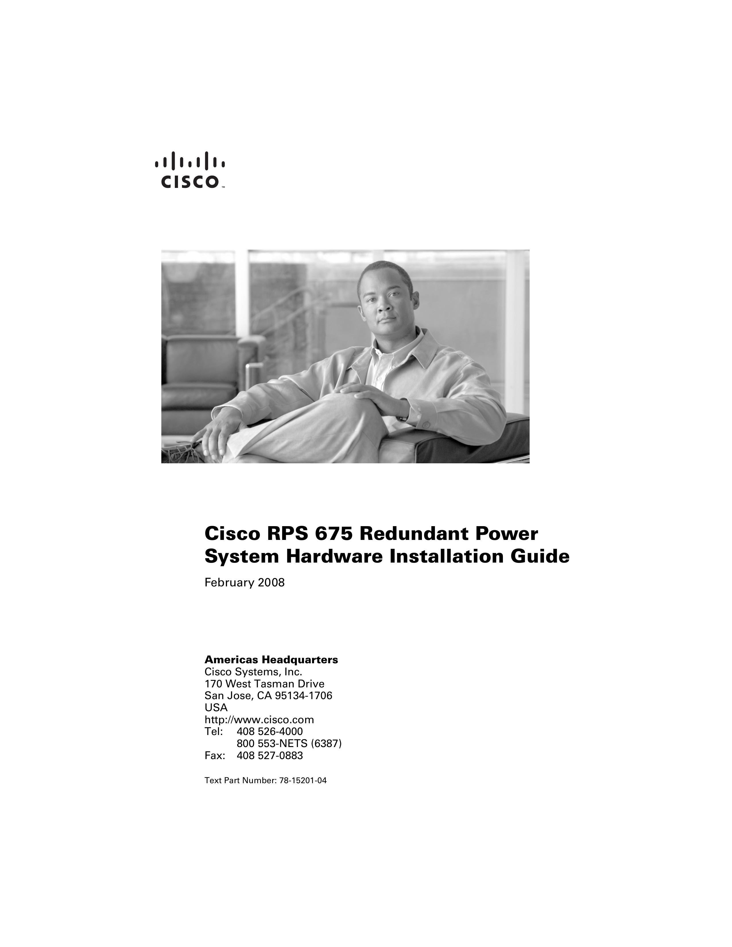 Cisco Systems RPS 675 Recording Equipment User Manual