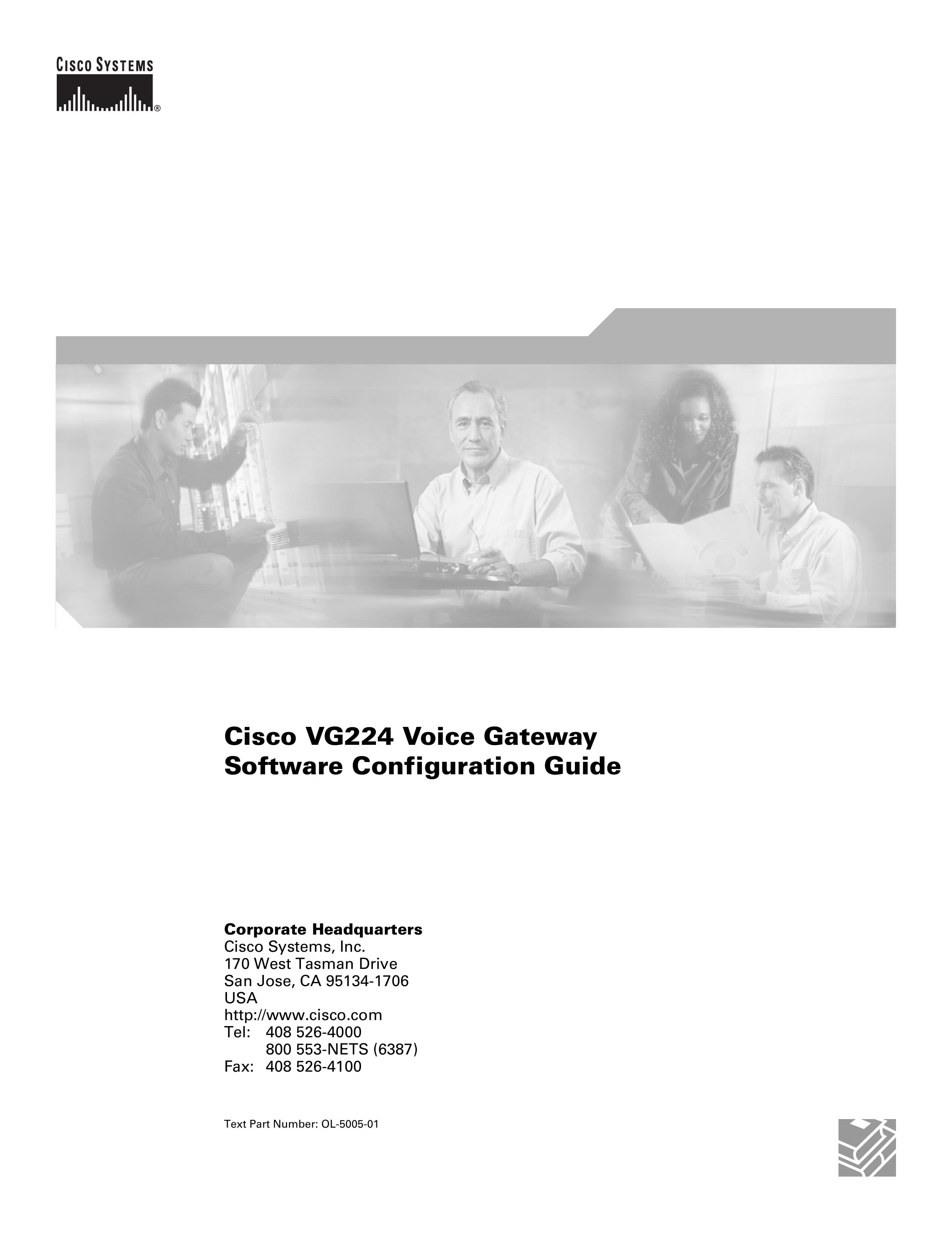 Cisco Systems VG224 Recording Equipment User Manual