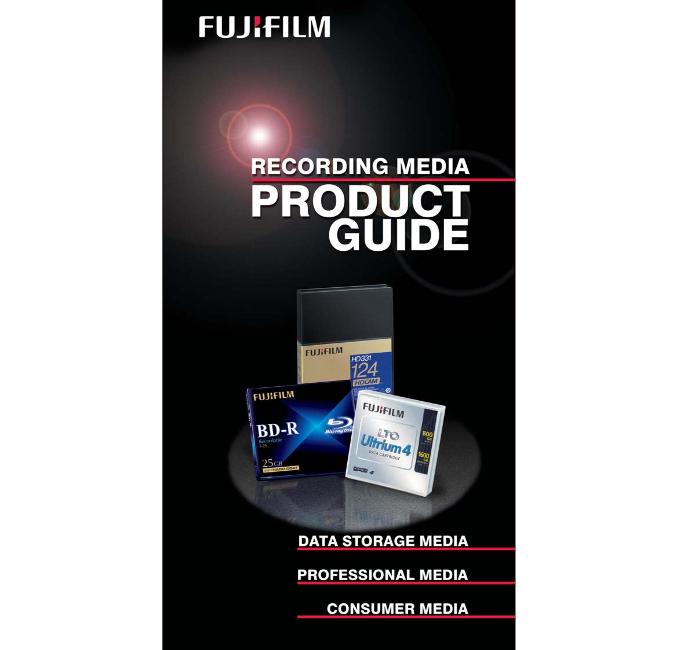 FujiFilm AVR-4802 Recording Equipment User Manual