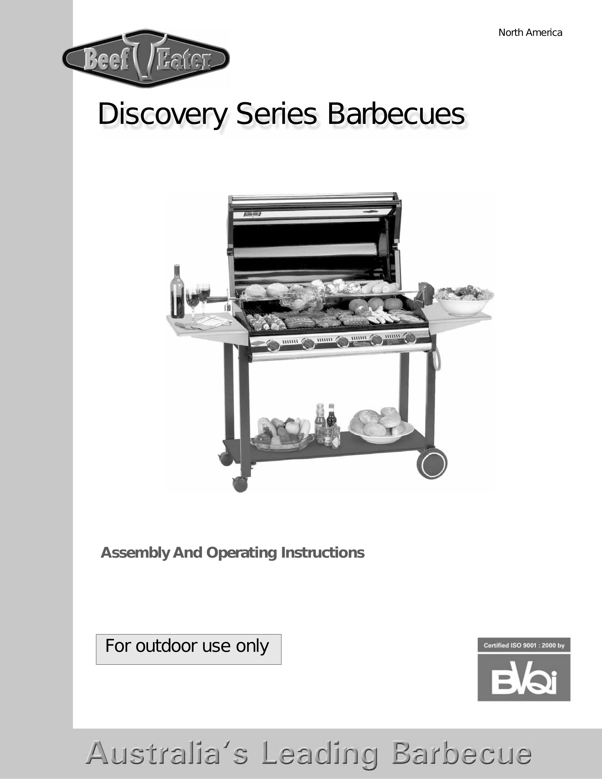 BeefEater Discovery Series Charcoal Grill User Manual