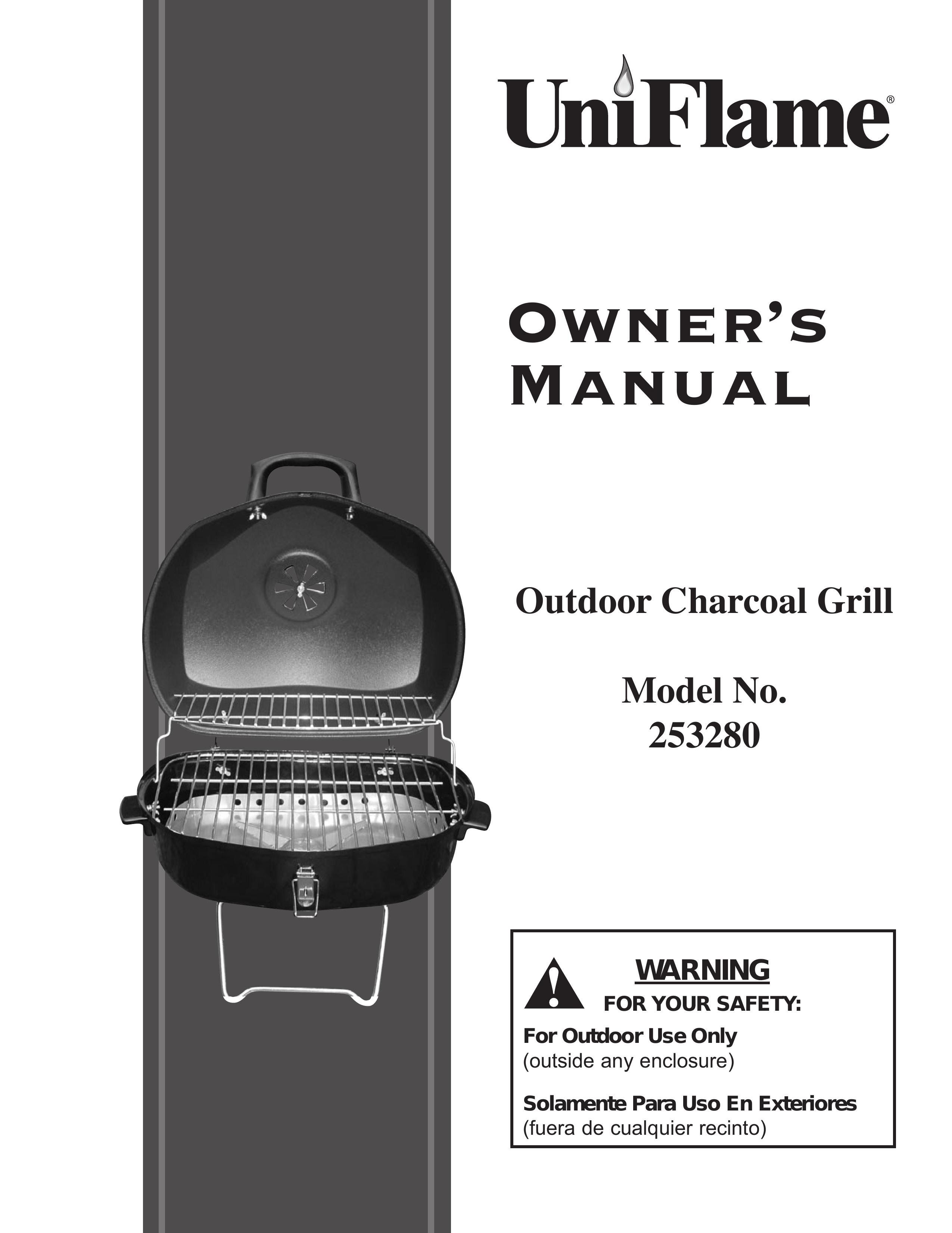 Blue Rhino 253280 Charcoal Grill User Manual