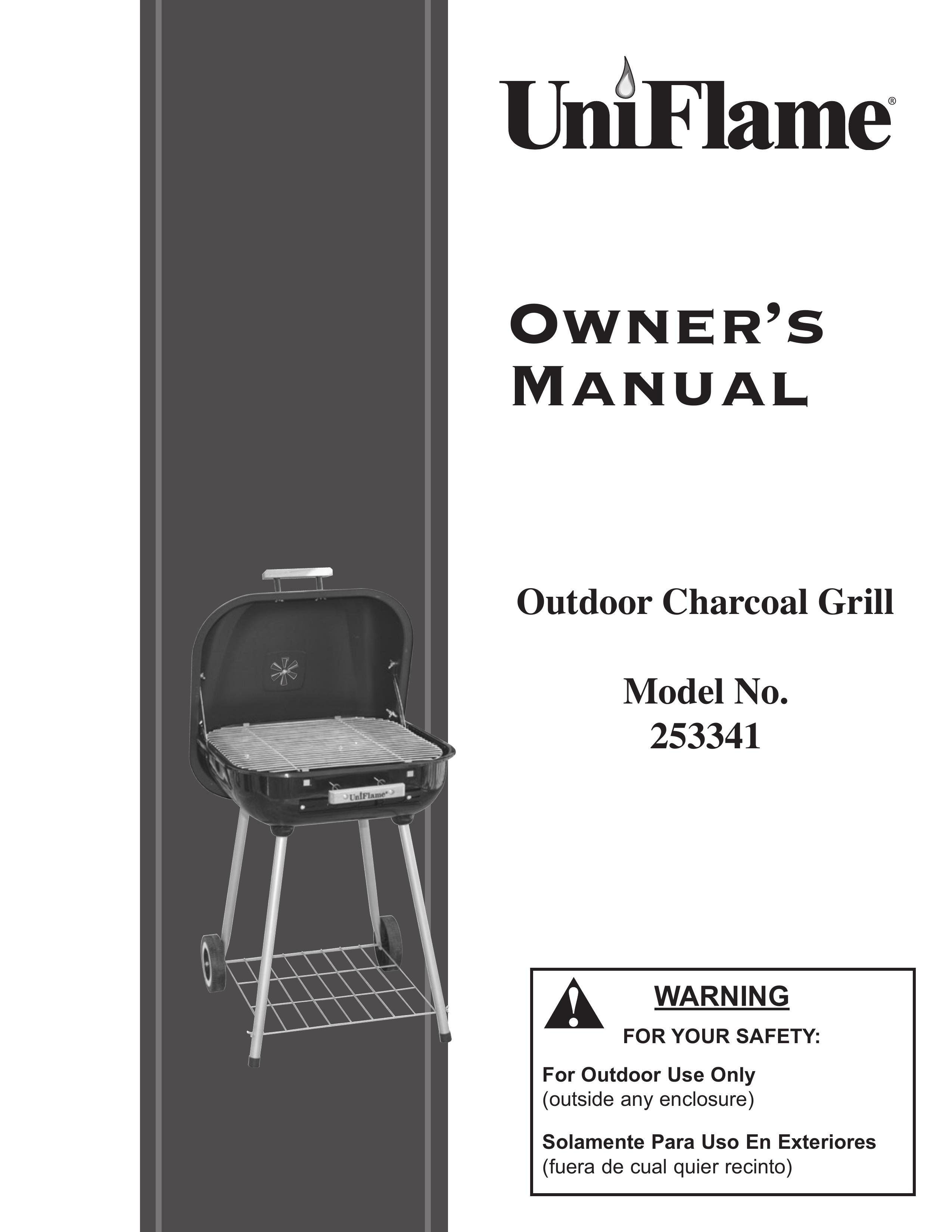 Blue Rhino 253341 Charcoal Grill User Manual