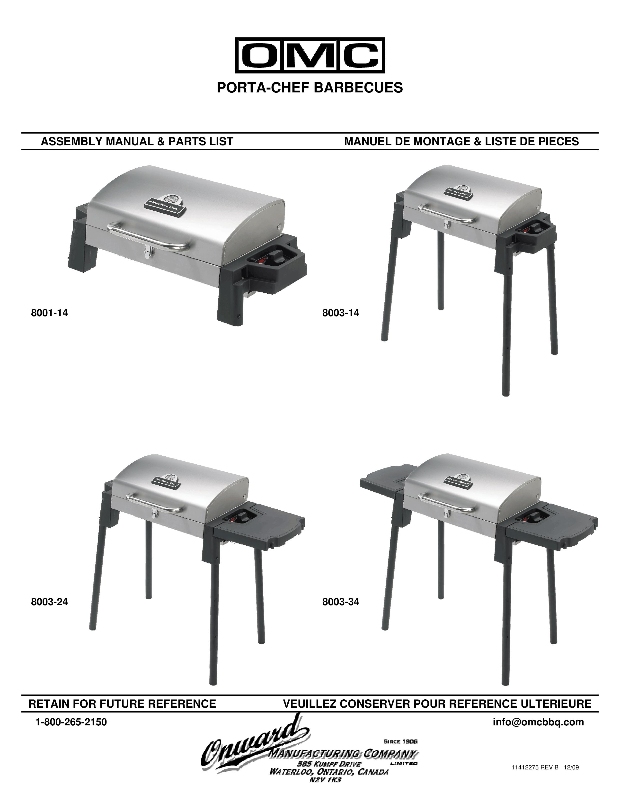 Broil King 8003-34 Charcoal Grill User Manual