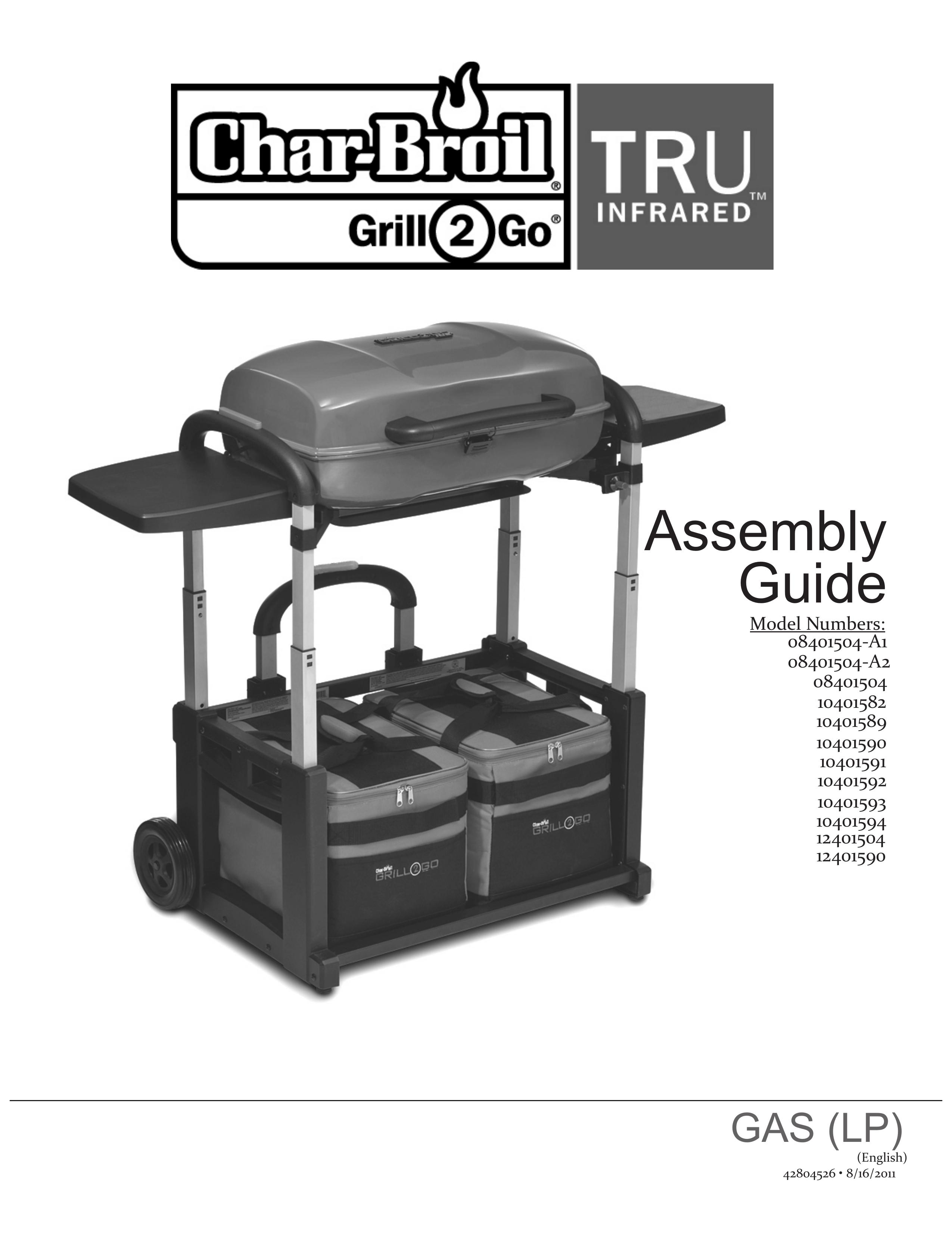 Char-Broil 08401504-A1 Charcoal Grill User Manual