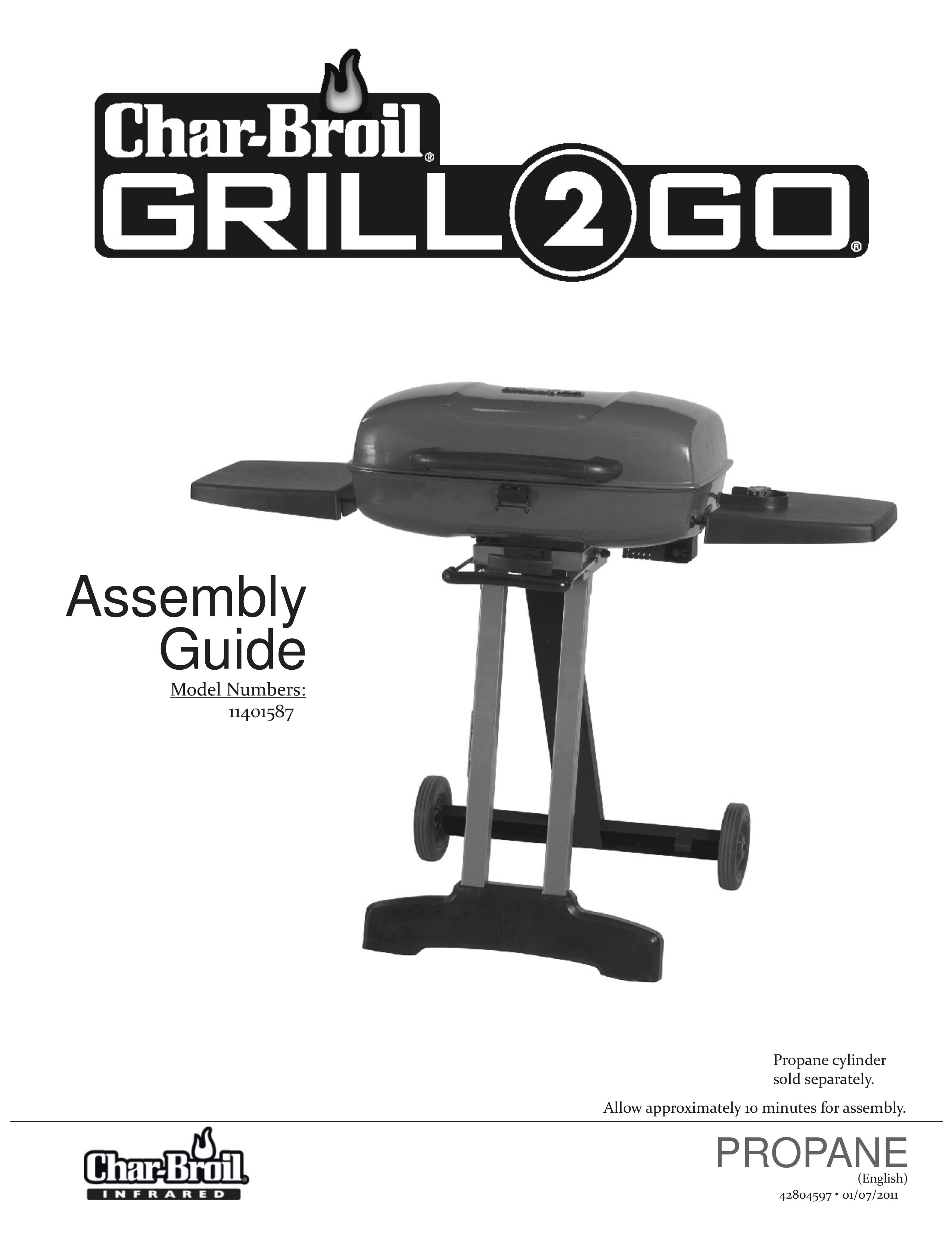Char-Broil 11401587 Charcoal Grill User Manual