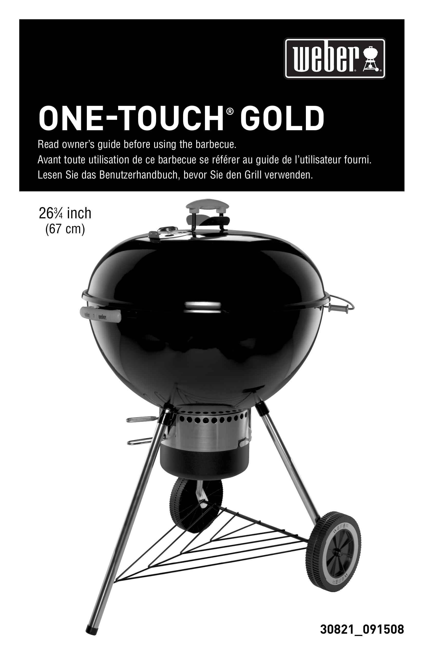 Weber 30821_091508 Charcoal Grill User Manual