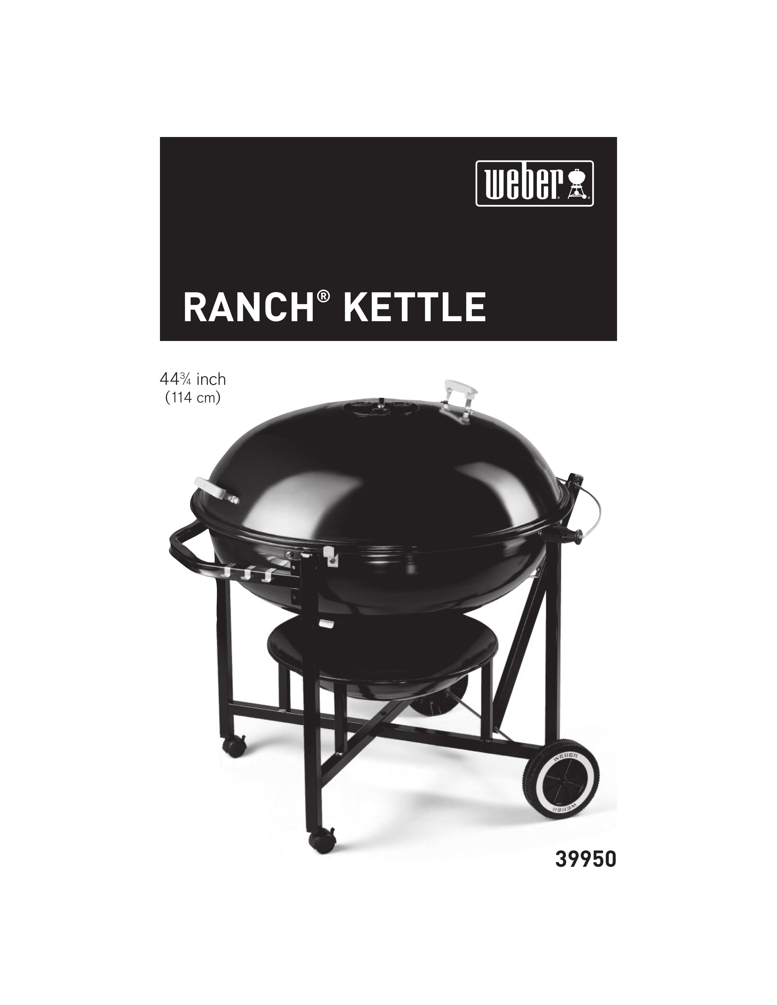 Weber 39950 Charcoal Grill User Manual