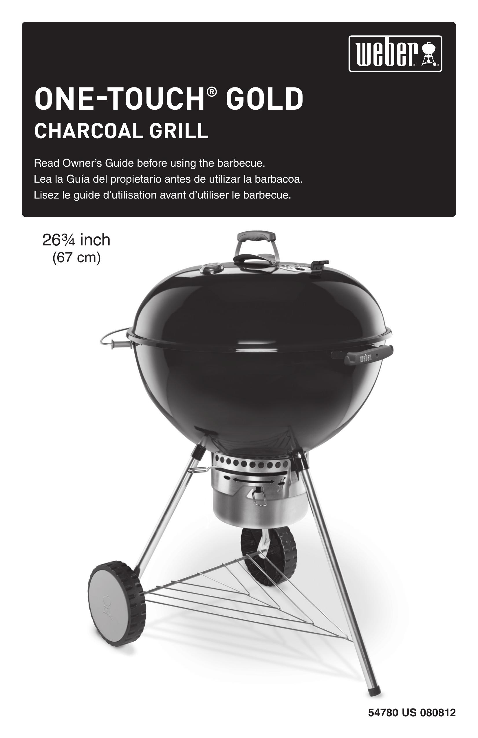 Weber 54780 US 080812 Charcoal Grill User Manual