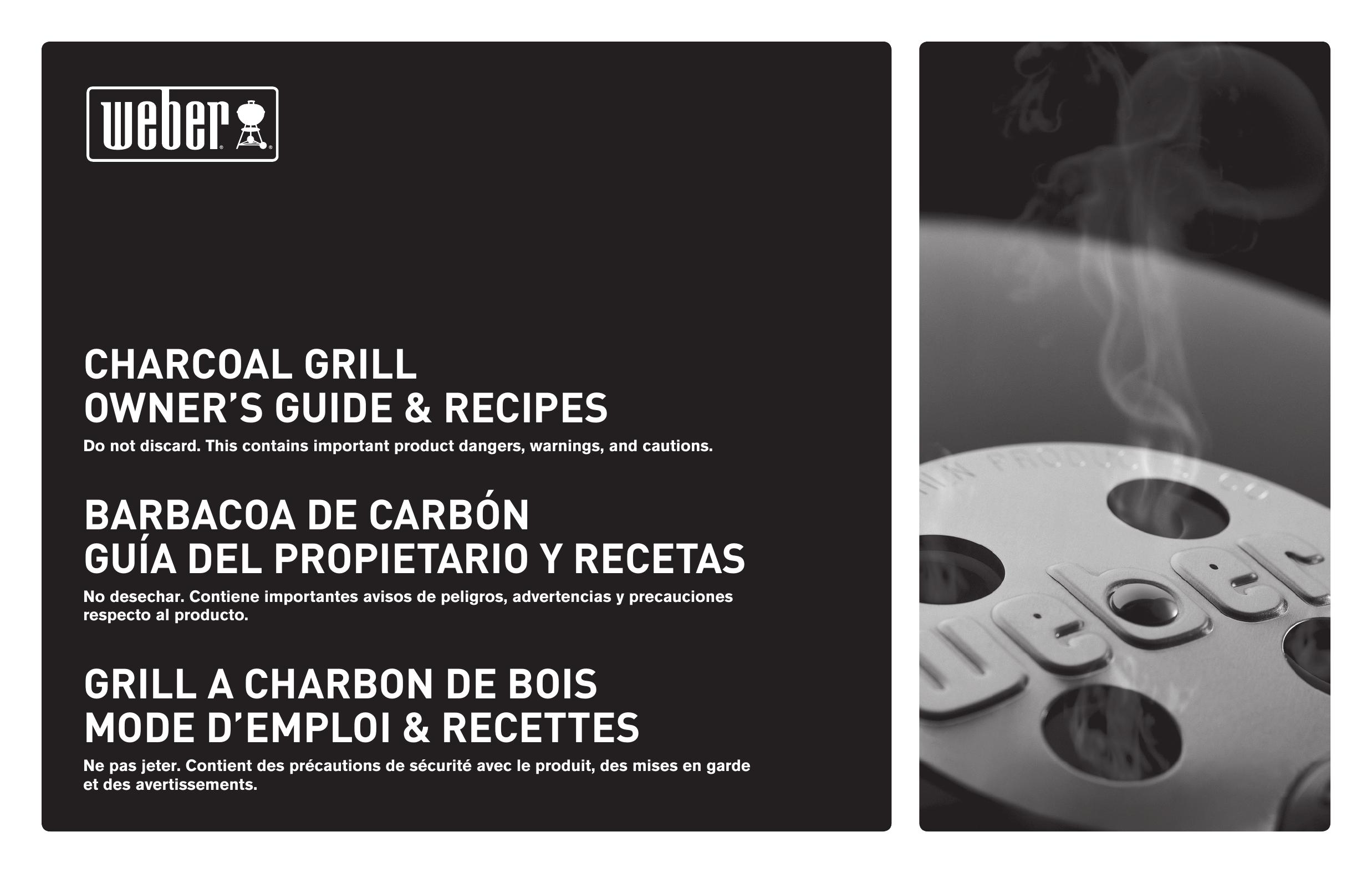 Weber 62620 Charcoal Grill User Manual
