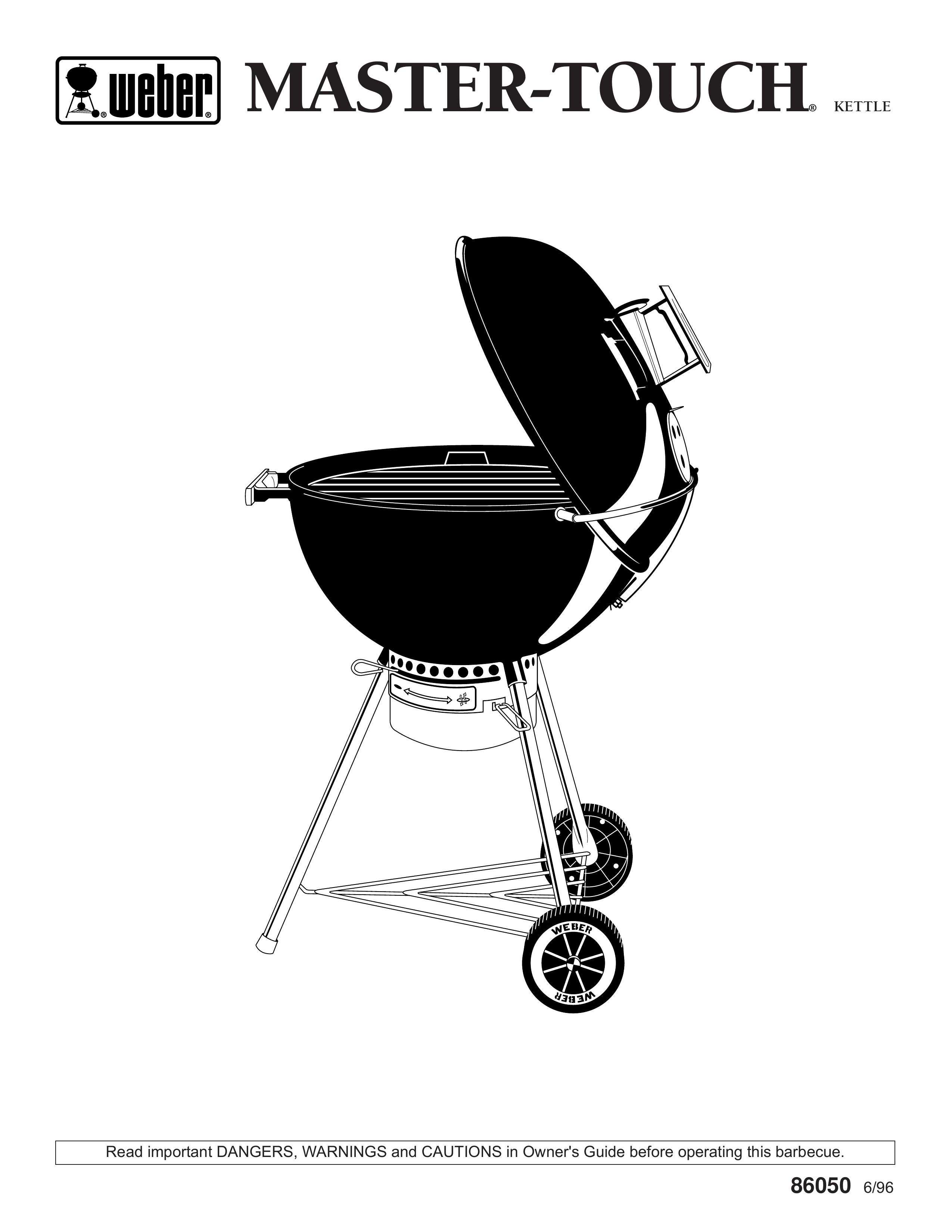 Weber 86050 Charcoal Grill User Manual