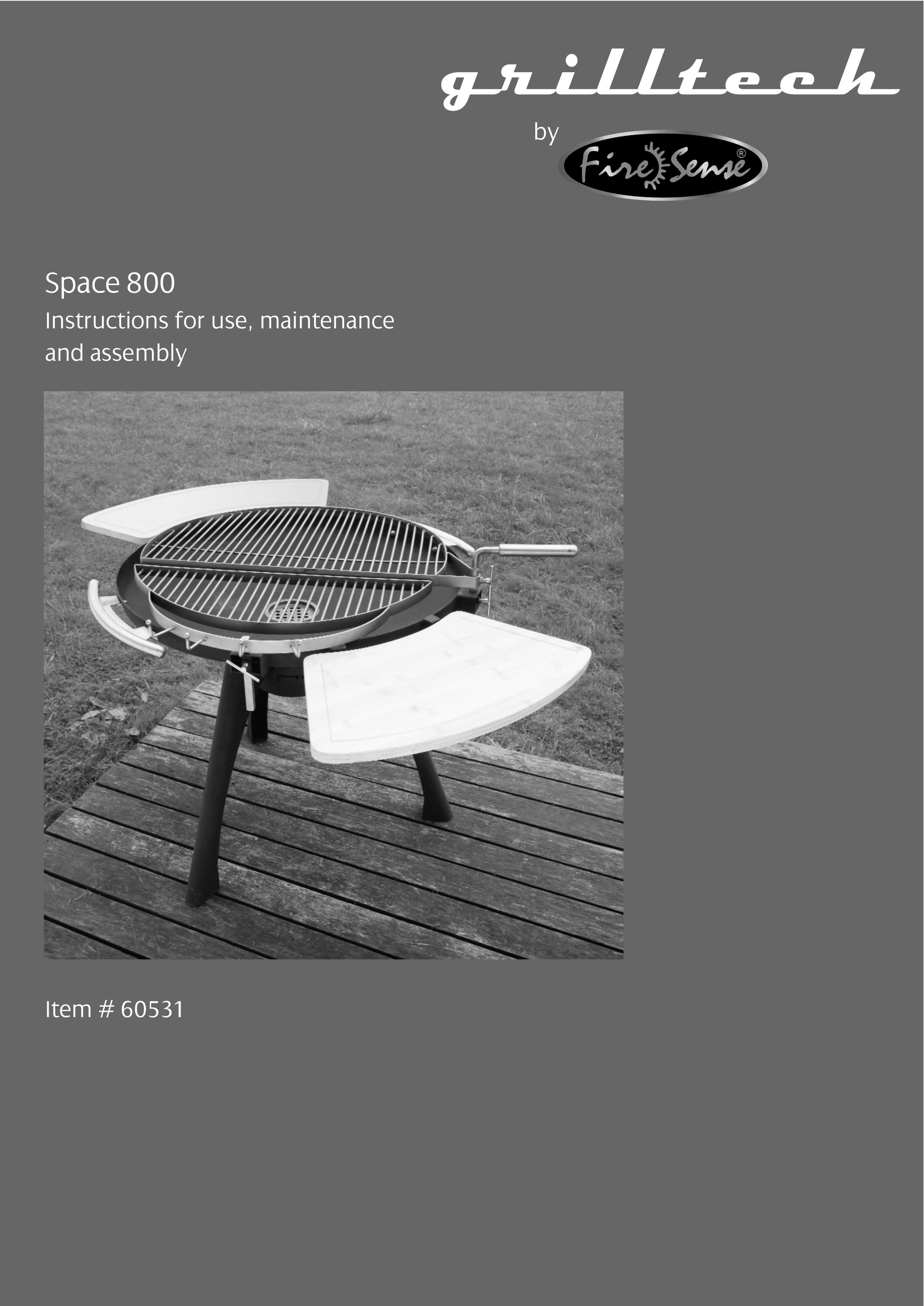 Well Traveled Living Space 800 Charcoal Grill User Manual