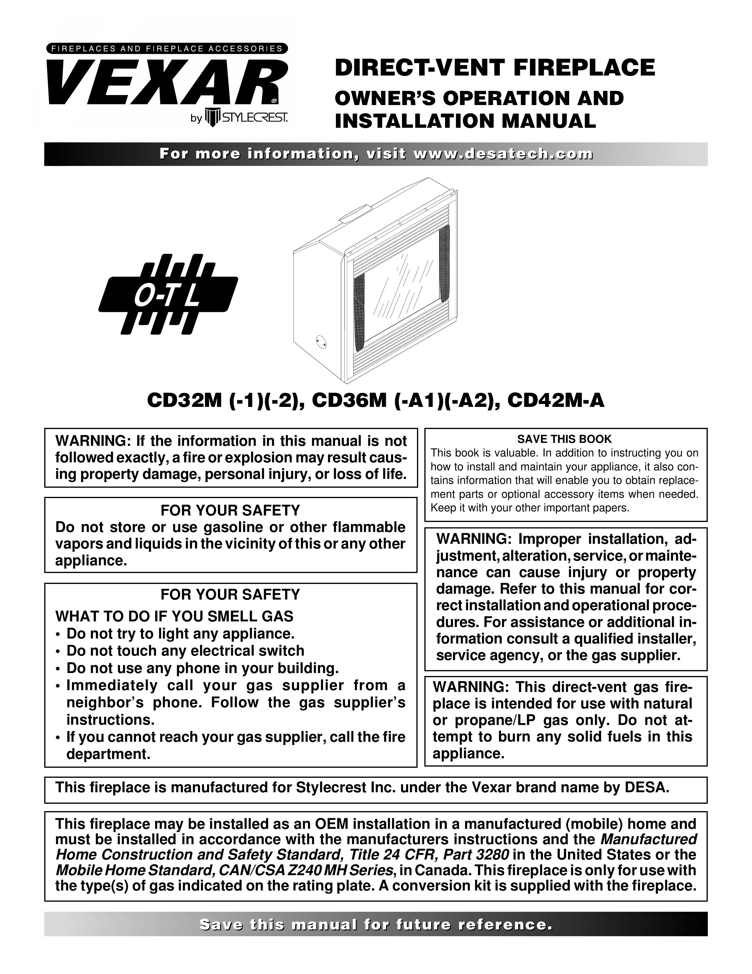 Desa CD32M Fire Pit User Manual