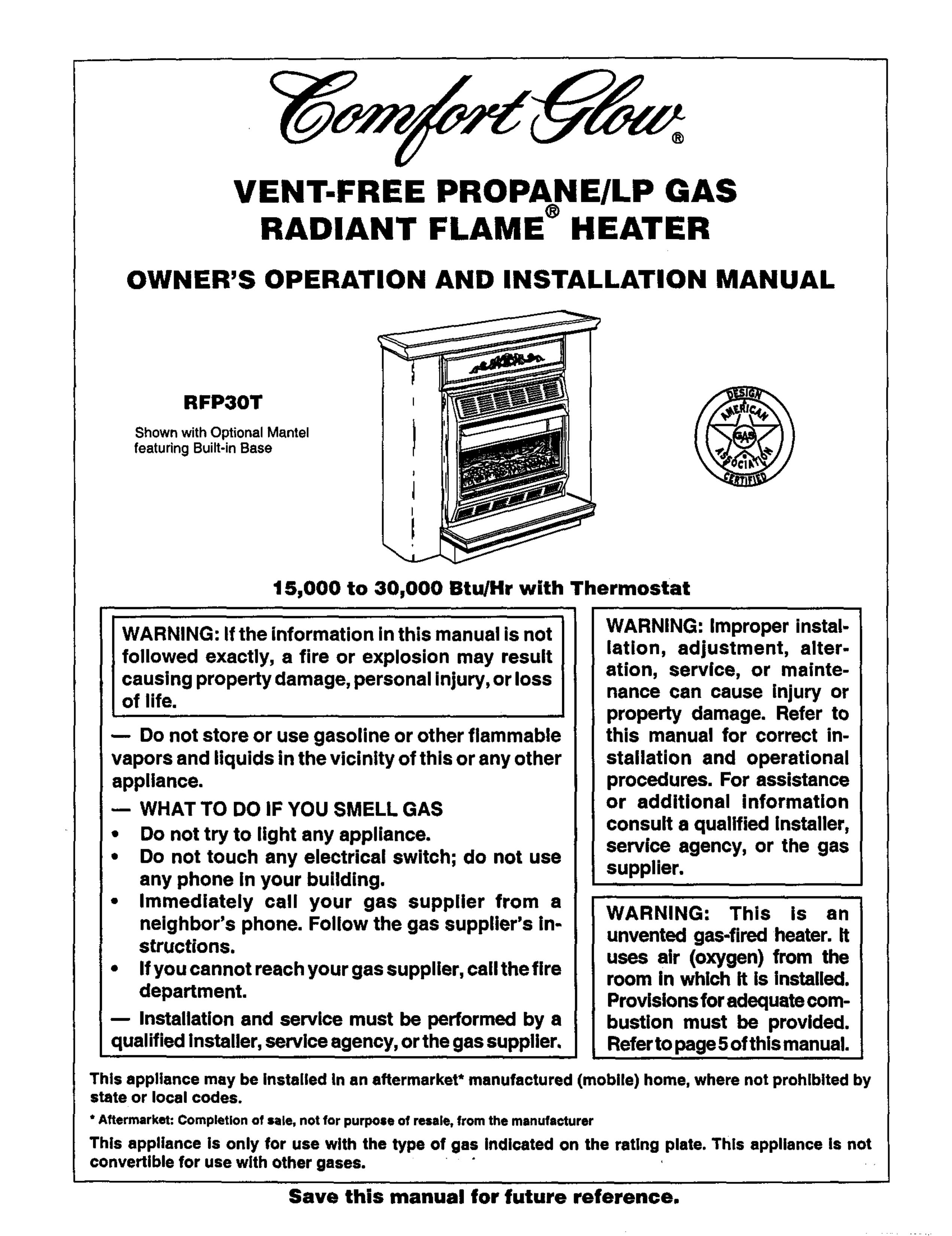 Desa Tech RFP30T Fire Pit User Manual