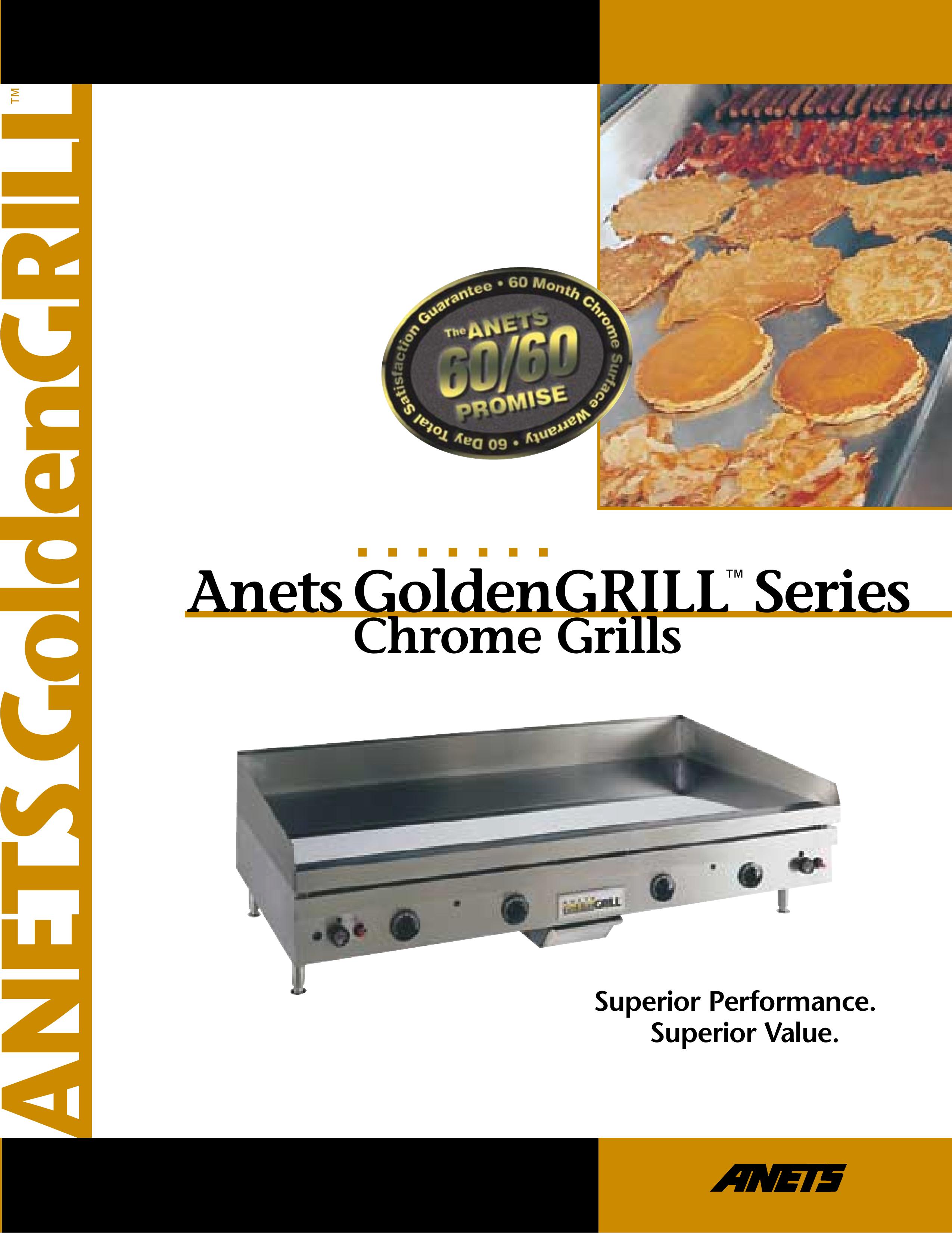 Anetsberger Brothers Chrome Grills Gas Grill User Manual