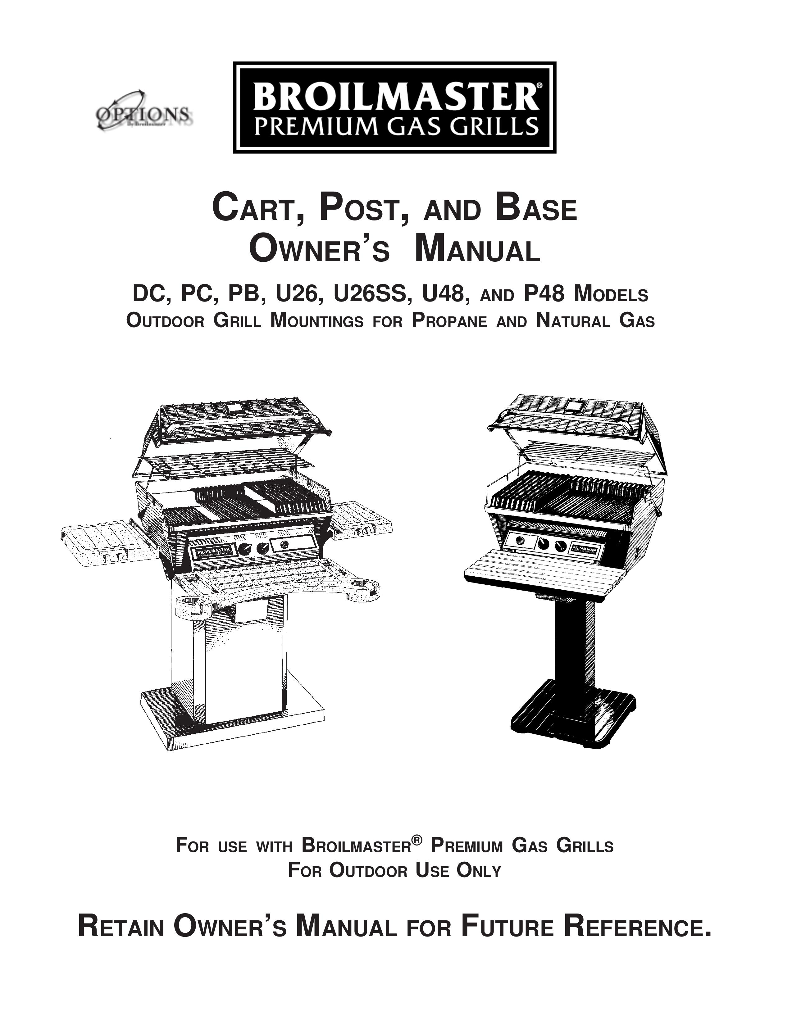 Broilmaster AND P48 Gas Grill User Manual