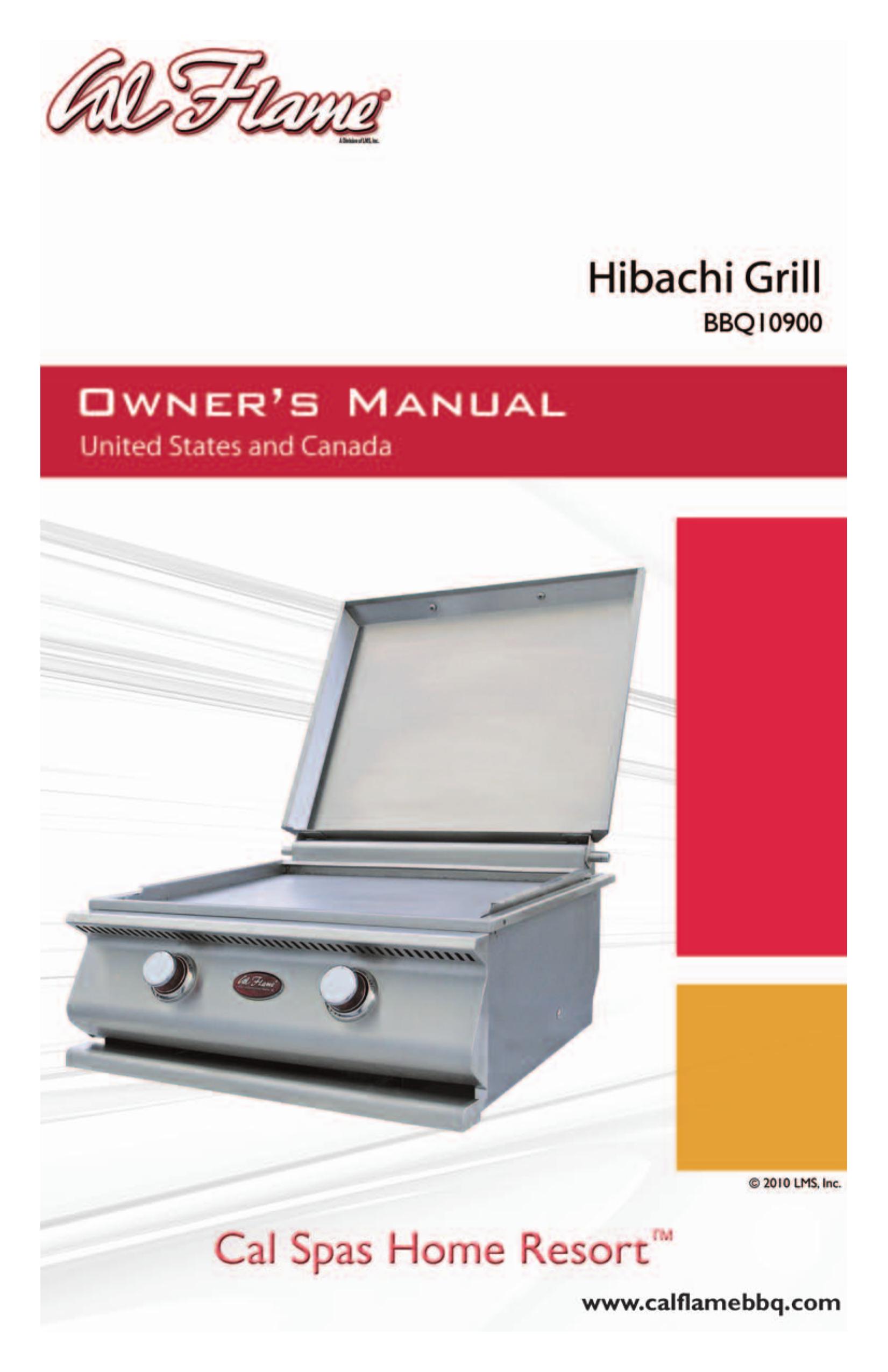 Cal Flame BBQ10900 Gas Grill User Manual