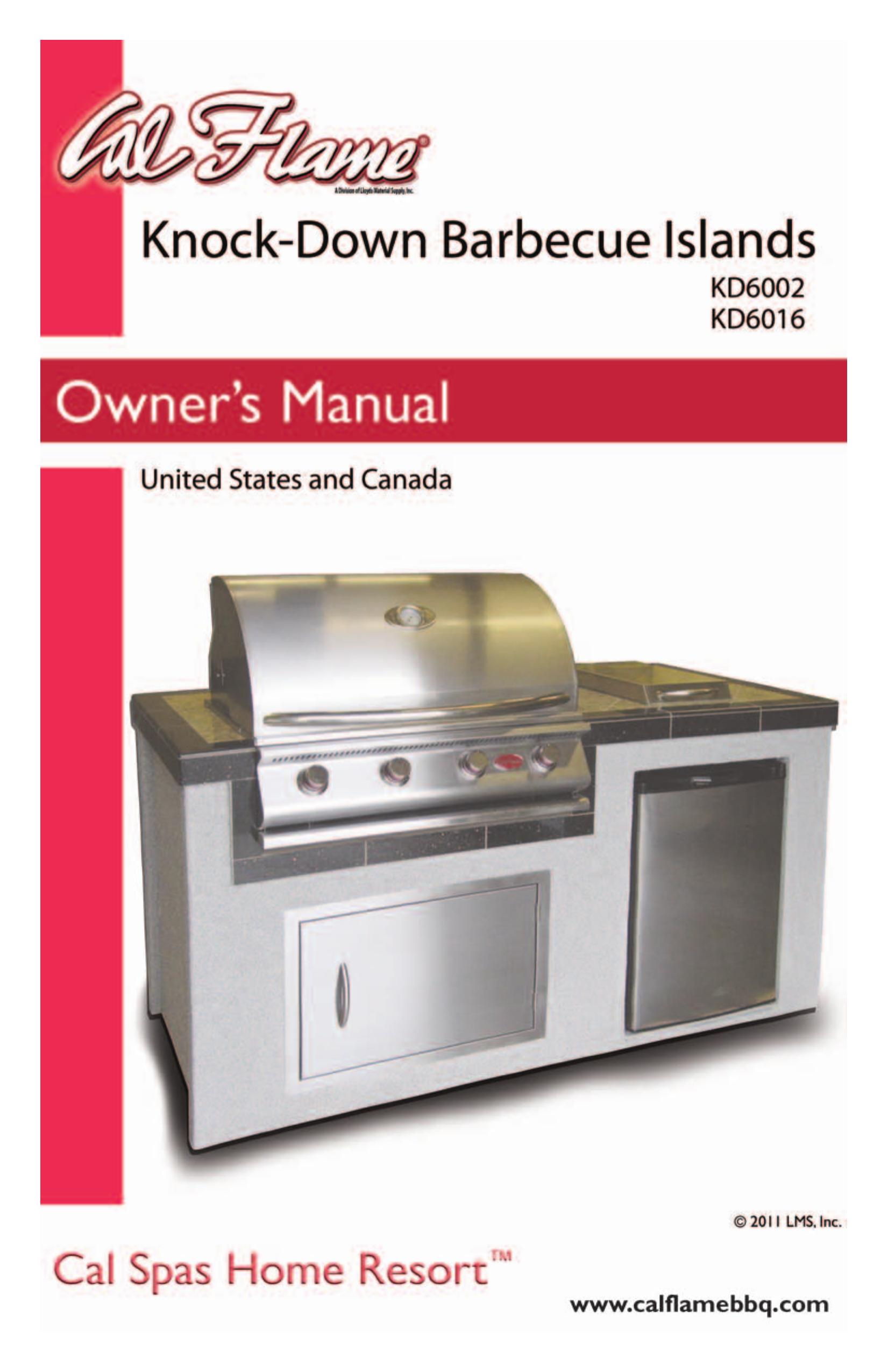 Cal Flame KD6002 Gas Grill User Manual